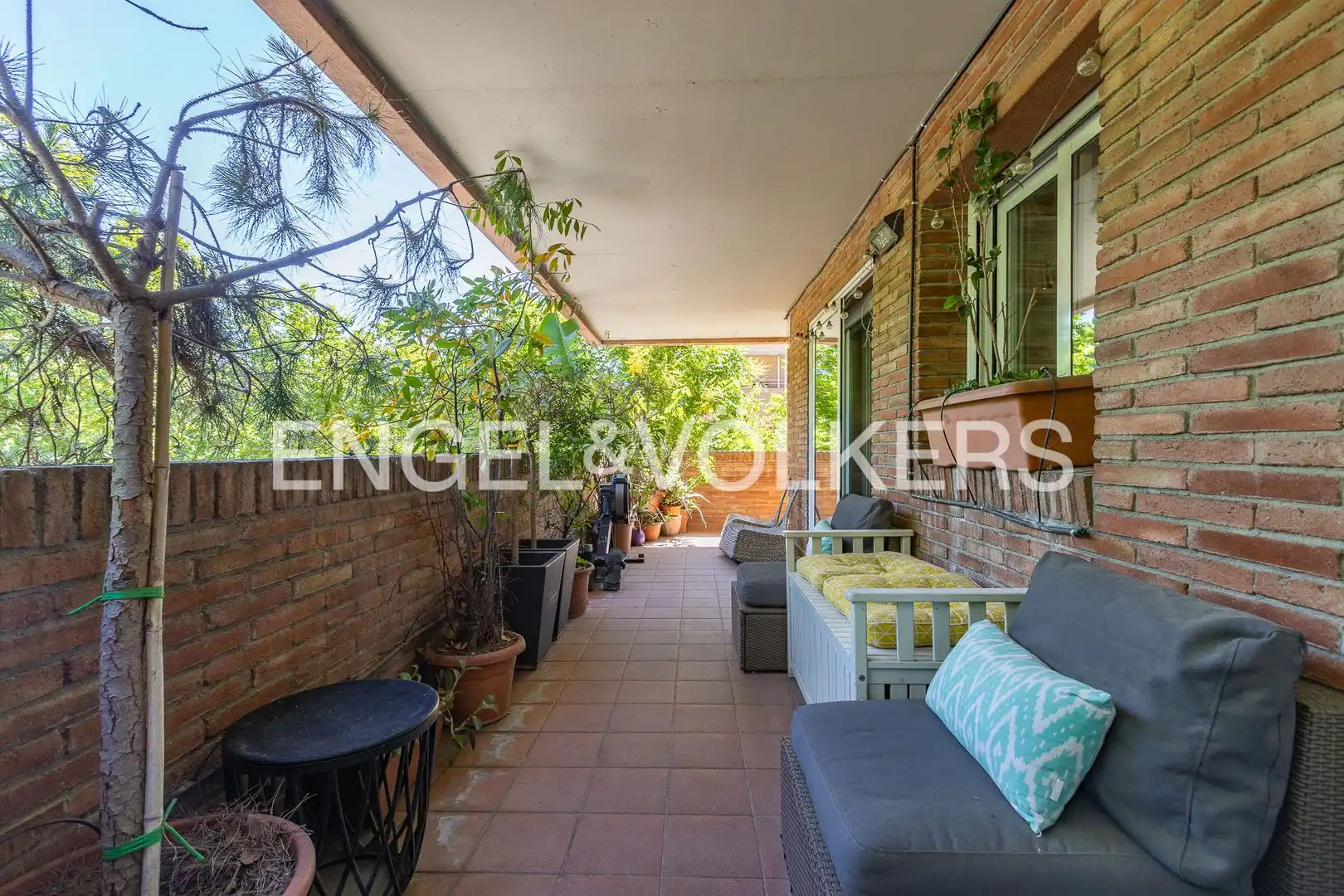 Terrace of Flat for sale in Sant Cugat del Vallès  with Air Conditioner, Heating and Private garden