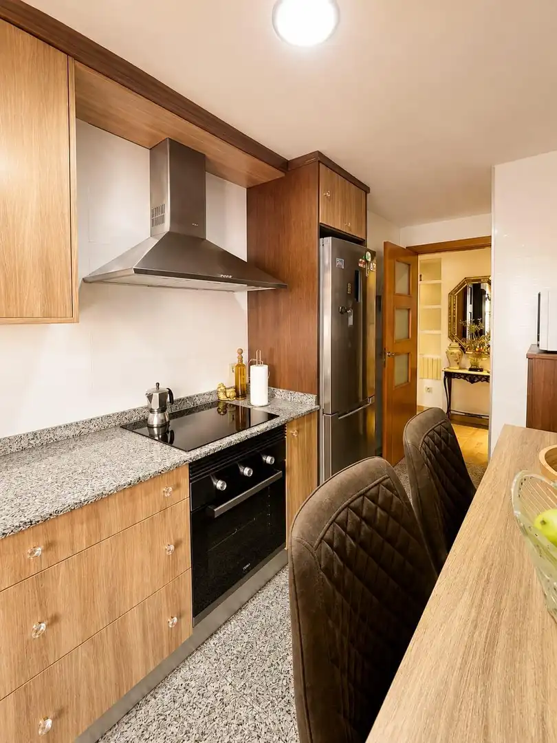 Küche von Wohnung zum Verkauf in  Palma de Mallorca mit Klimaanlage, Heizung und Terrasse