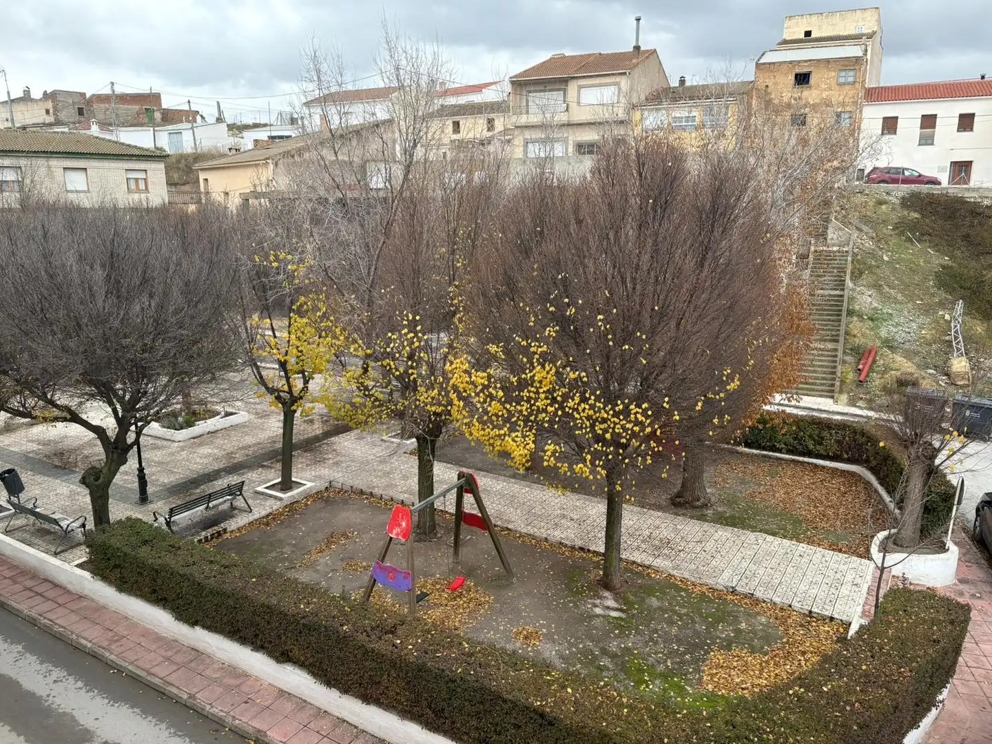 Vista exterior de Piso en venta en Cuevas del Campo con Amueblado y Balcón