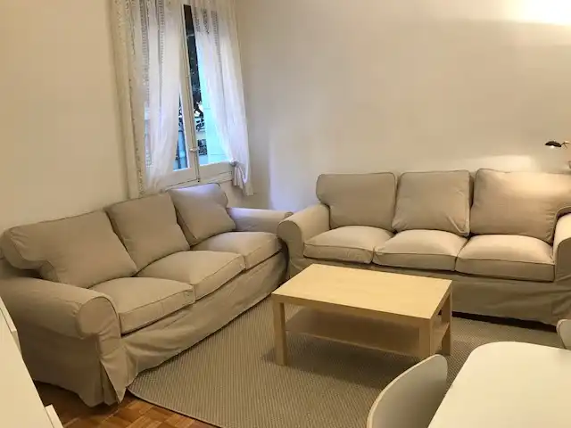 Living room of Flat for rent in Madrid  with Heating, Furnished and Oven