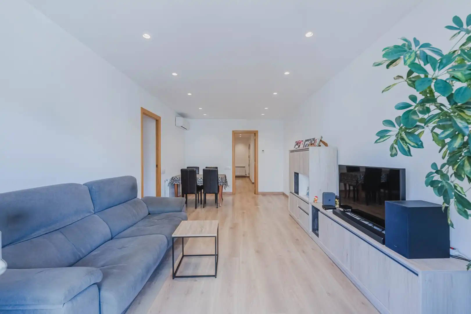 Sala d'estar de Pis en venda en  Barcelona Capital amb Aire condicionat, Calefacció i Parquet