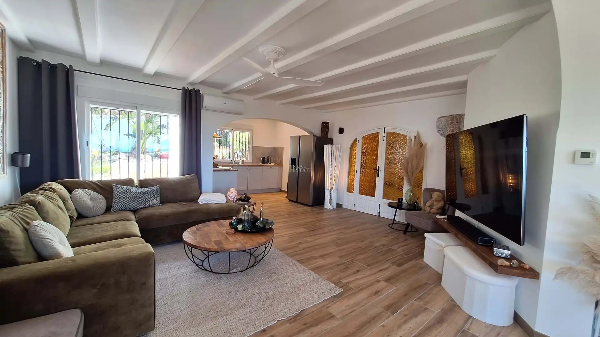 Living room of Houses for sale in Benidoleig  with Air Conditioner, Heating and Terrace