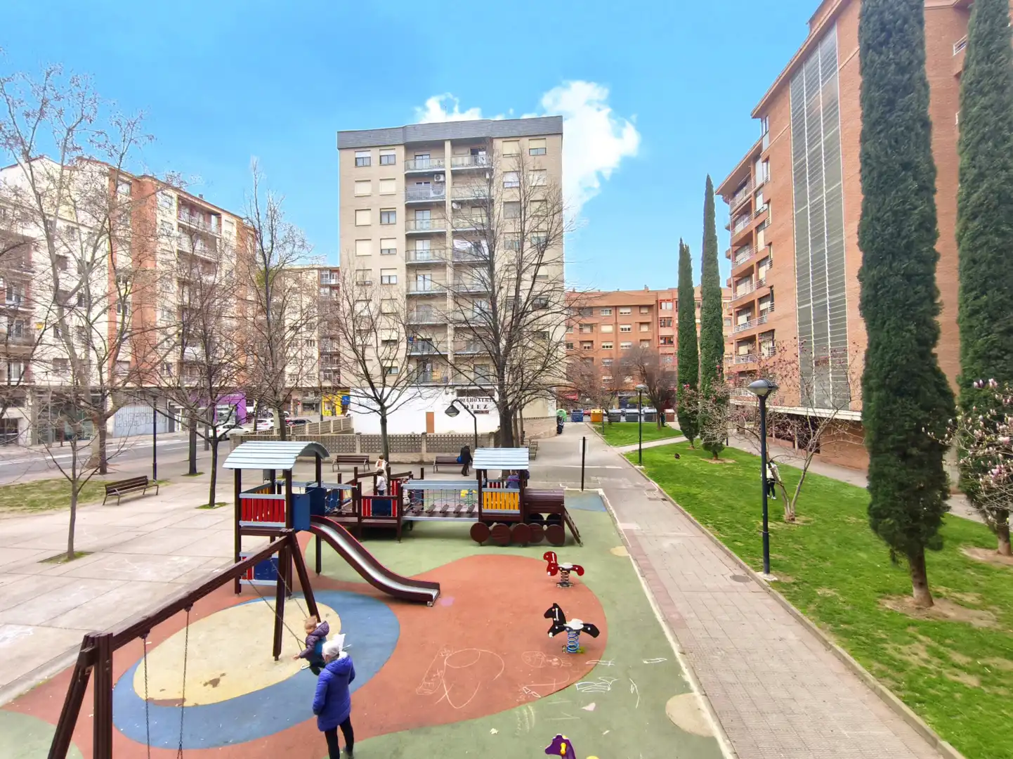 Exterior view of Flat for sale in  Logroño  with Heating, Parquet flooring and Terrace