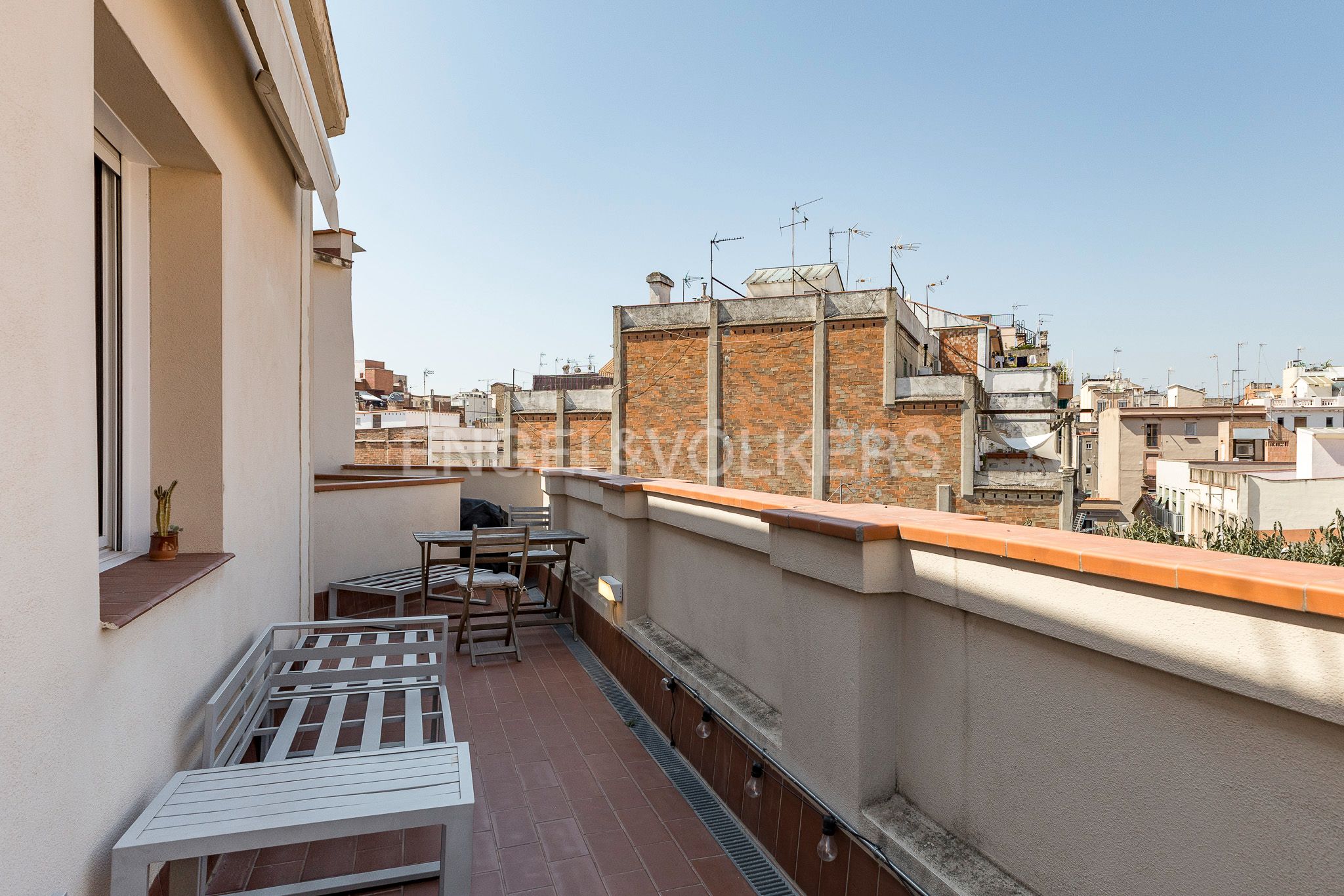 Terrace of Apartment for sale in  Barcelona Capital  with Air Conditioner, Heating and Parquet flooring