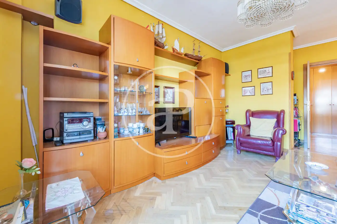 Sala de estar de Piso en venta en Madrid con Aire acondicionado, Calefacción y Jardín privado