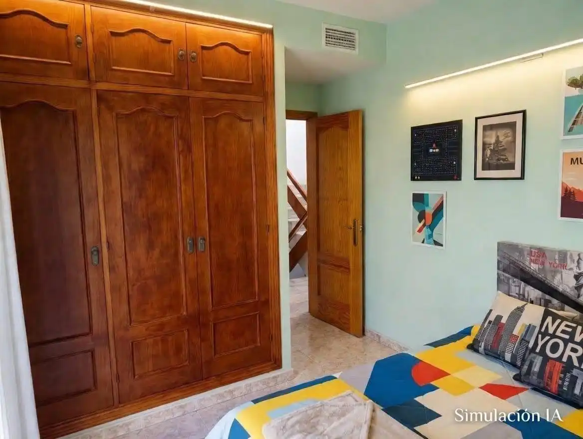 Habitación de Casa o chalet en venta en Málaga con Aire acondicionado, Calefacción y Jardín privado