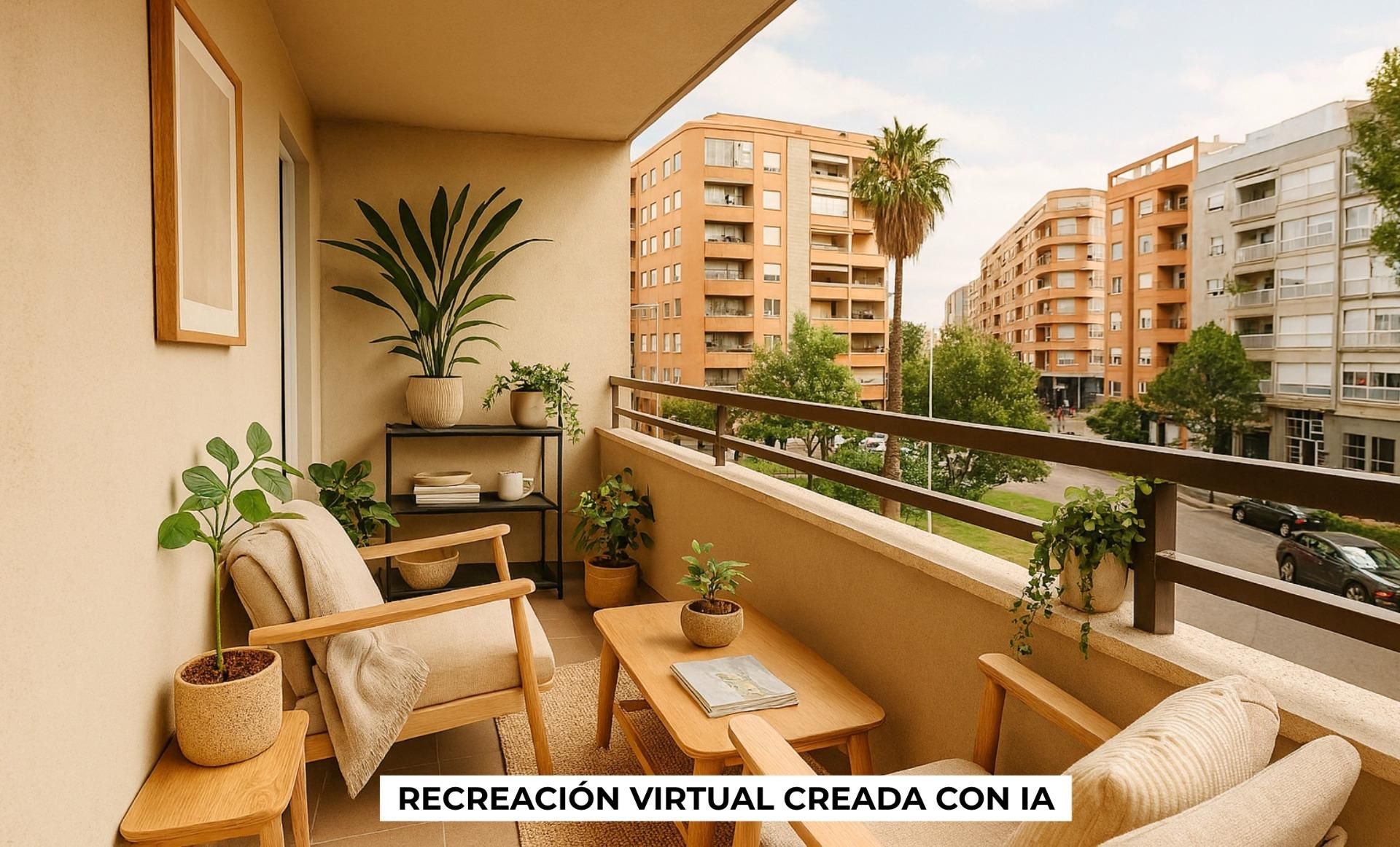 Exterior view of Flat for sale in Gandia  with Air Conditioner, Terrace and Balcony