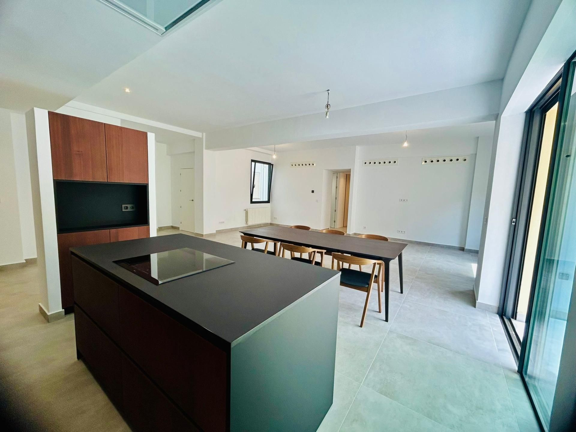 Kitchen of Flat for sale in  Sevilla Capital  with Air Conditioner, Heating and Terrace
