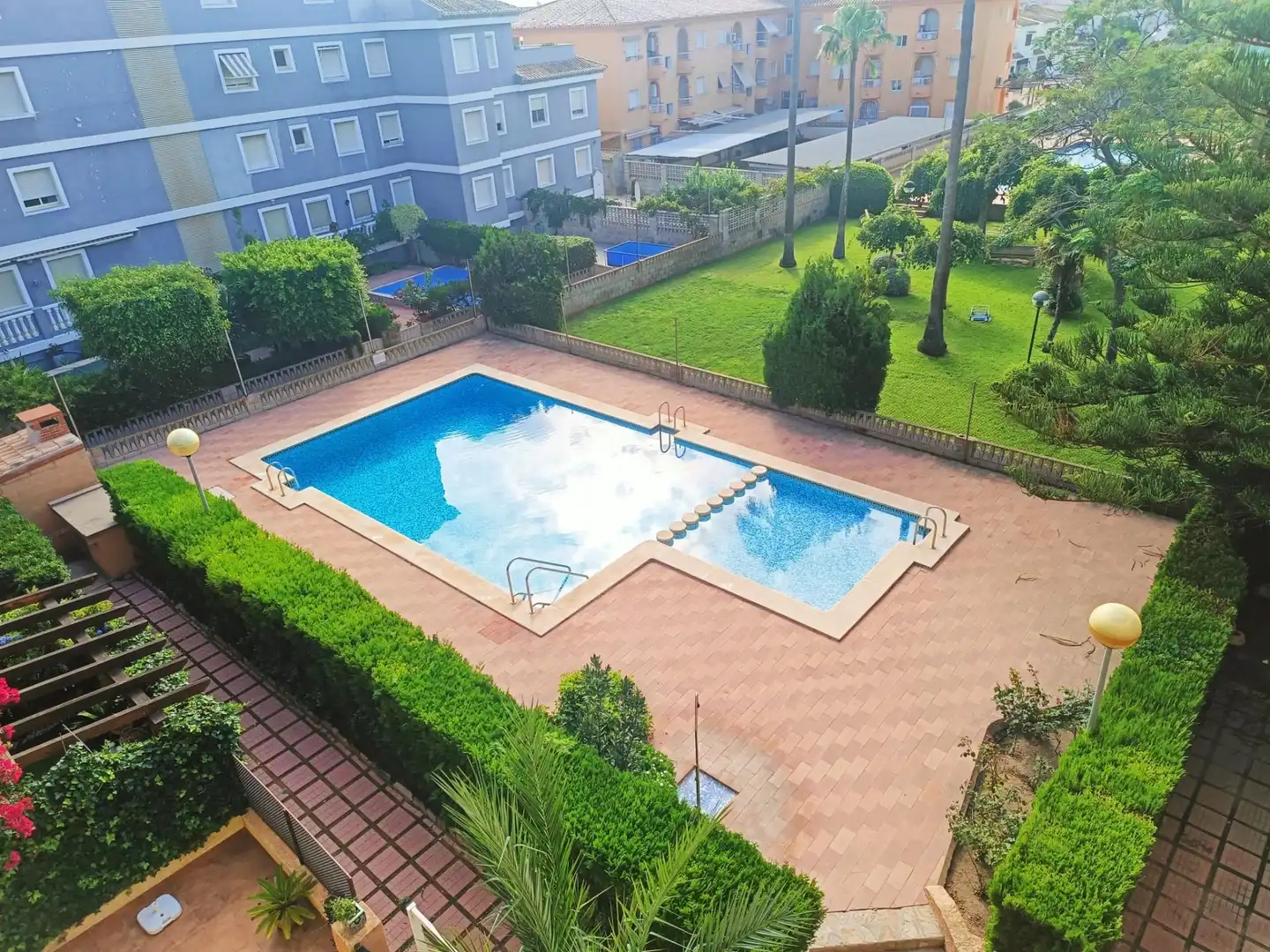 Swimming pool of Apartments for sale in Sueca  with Air Conditioner and Terrace