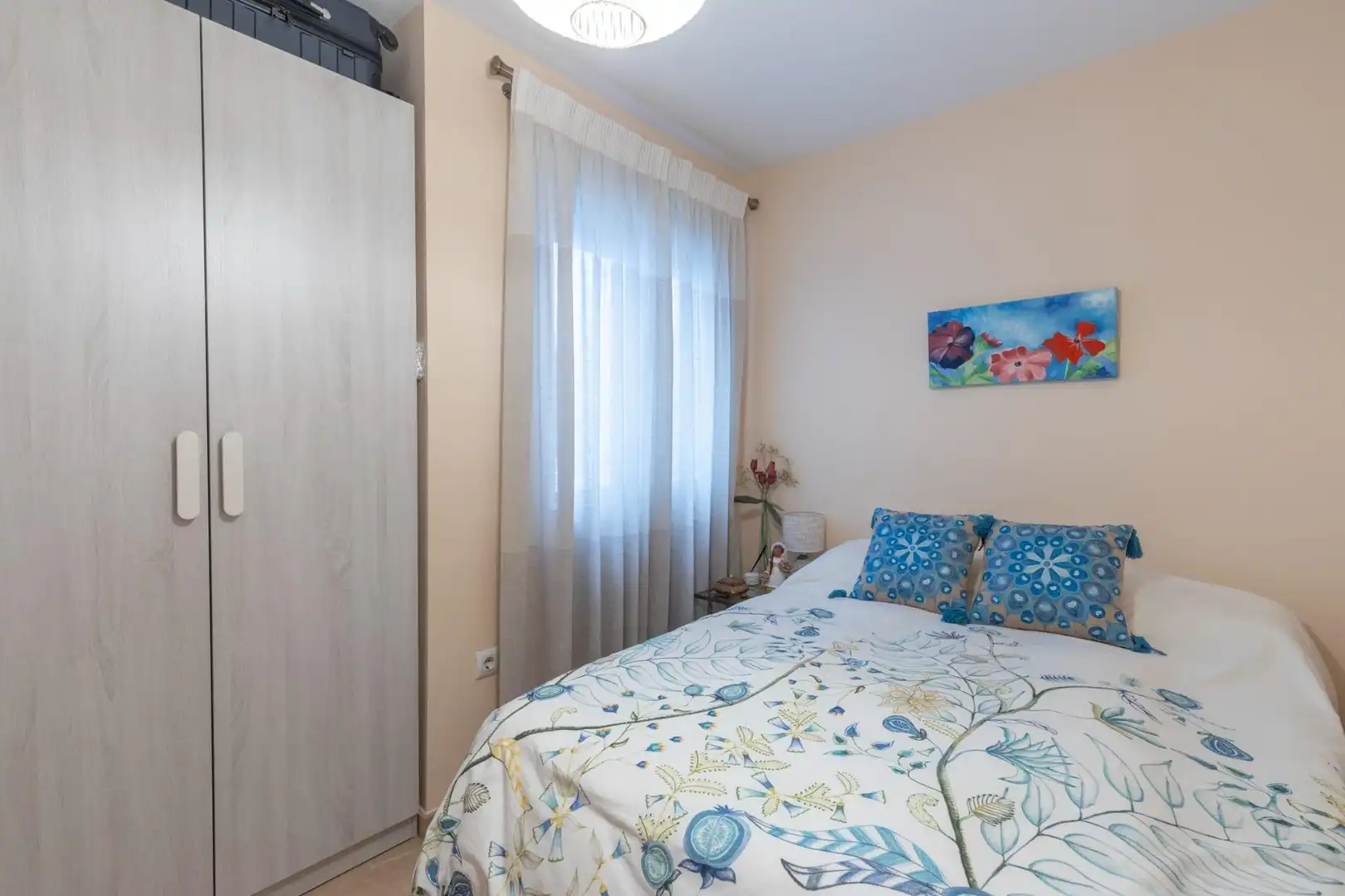 Bedroom of Flat for sale in Churriana de la Vega  with Air Conditioner, Terrace and Balcony
