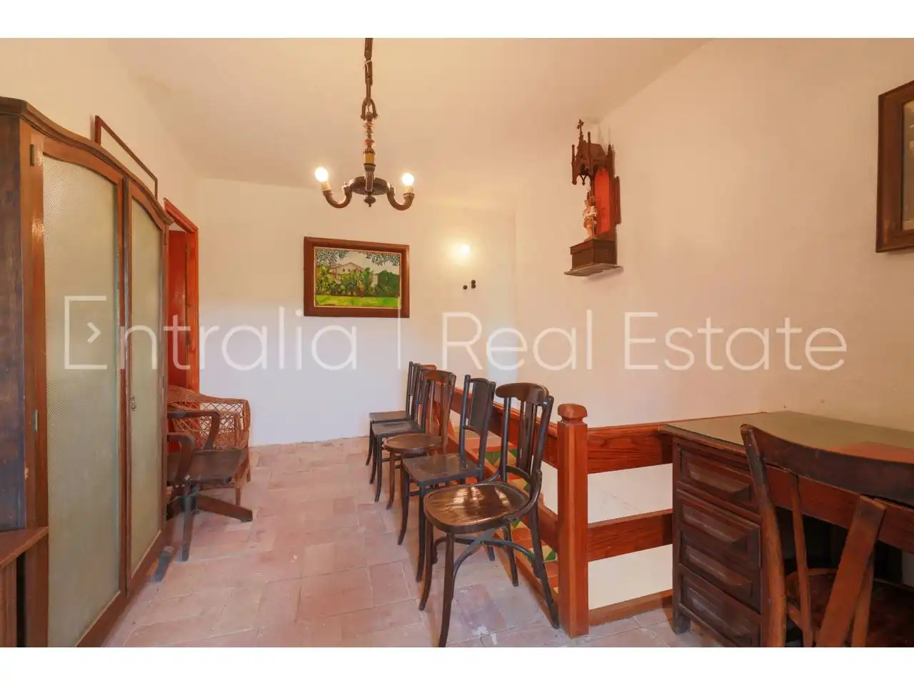 Comedor de Finca rústica en venta en Celrà con Jardín privado