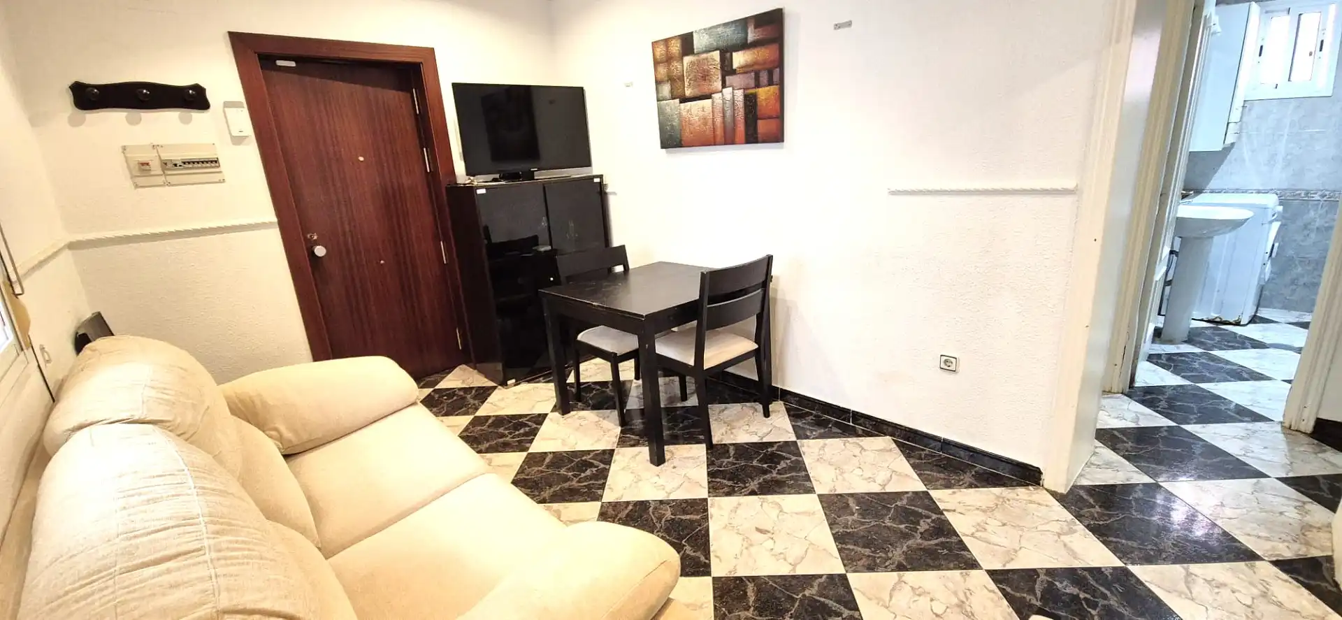 Sala de estar de Piso en venta en Badajoz con Aire acondicionado, Calefacción y Amueblado