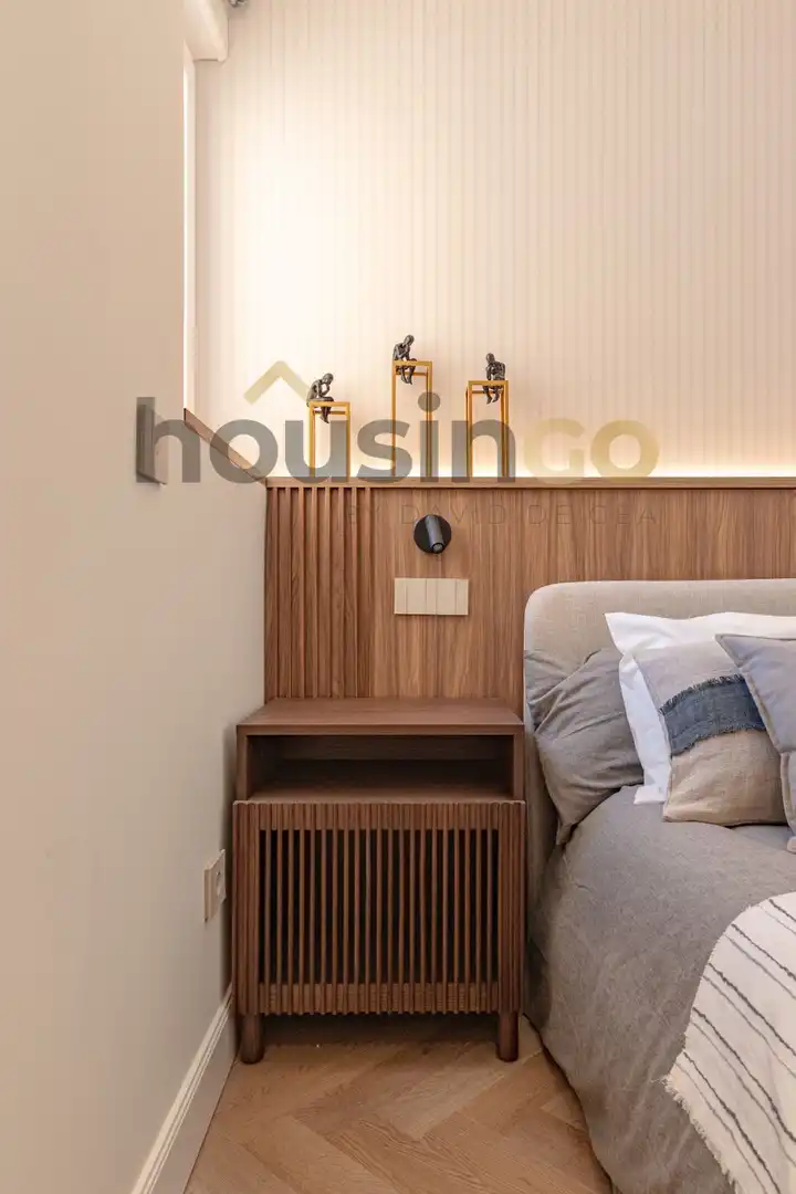 Sala de estar de Ático en venta en Barrio de Salamanca
