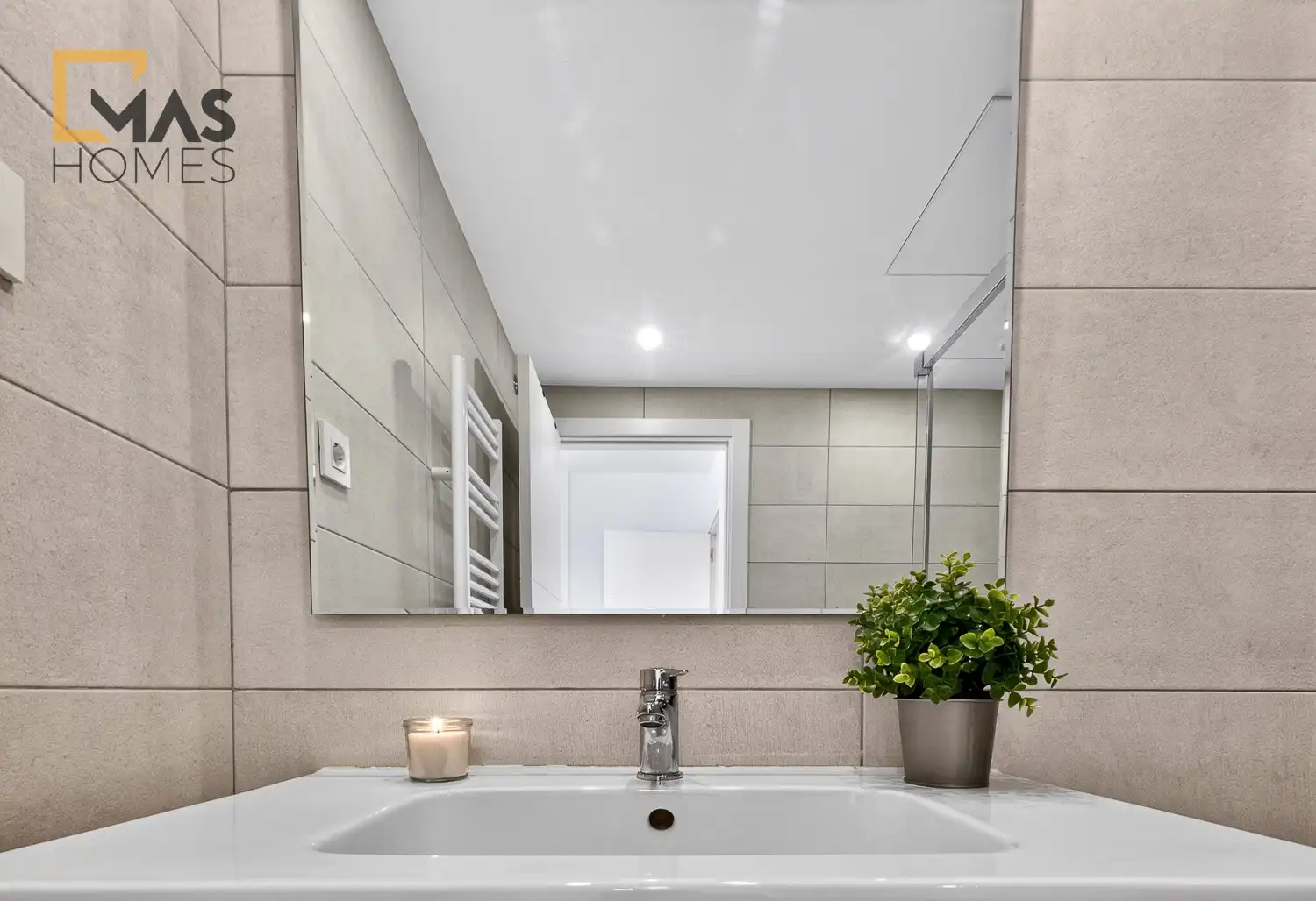 Badezimmer von Maisonette zum Verkauf in Sabadell mit Klimaanlage, Heizung und Parkett