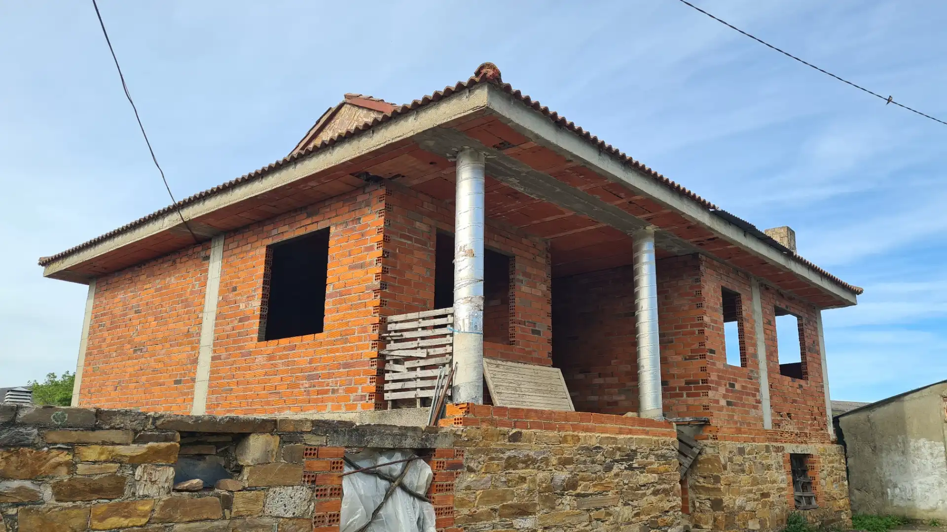 Vista exterior de Casa o xalet en venda en Gallegos del Río