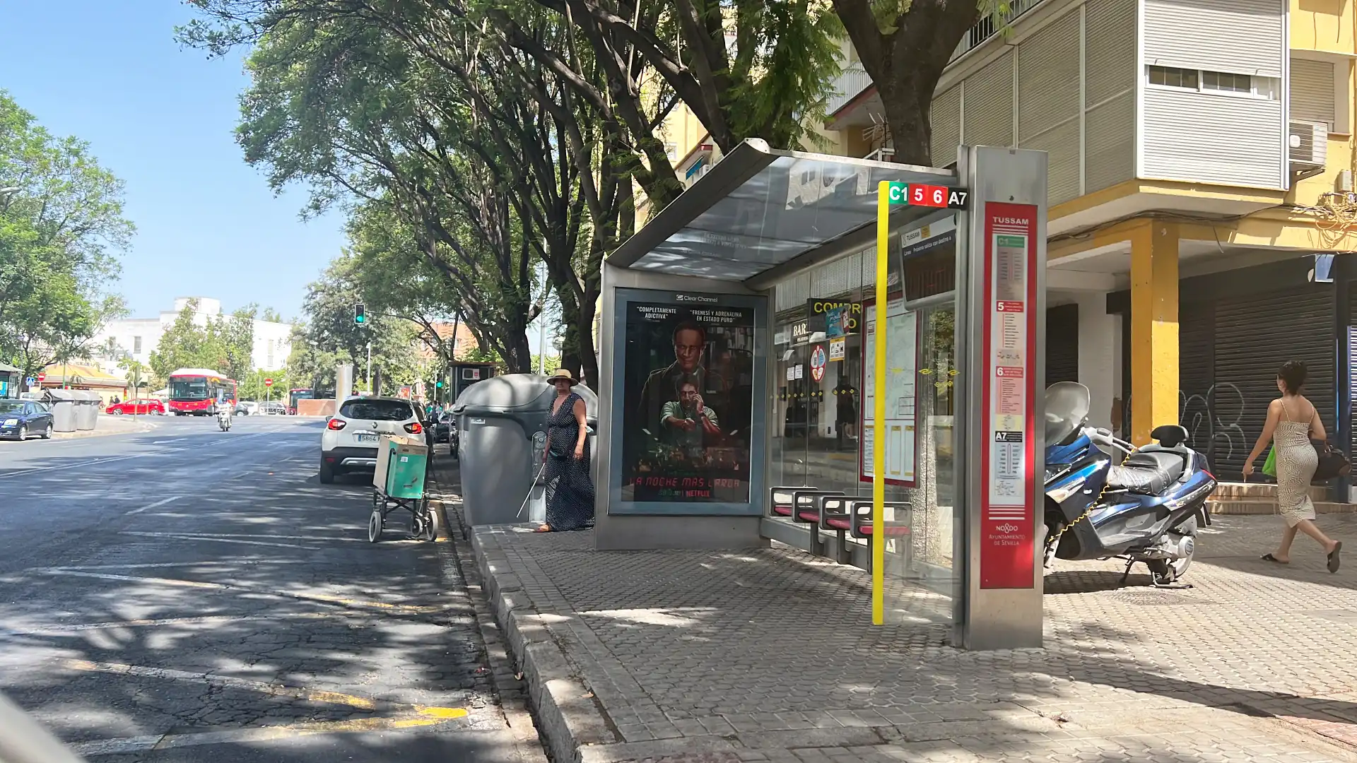 Vista exterior de Pis en venda en Sevilla amb Aire condicionat, Moblat i Rentadora