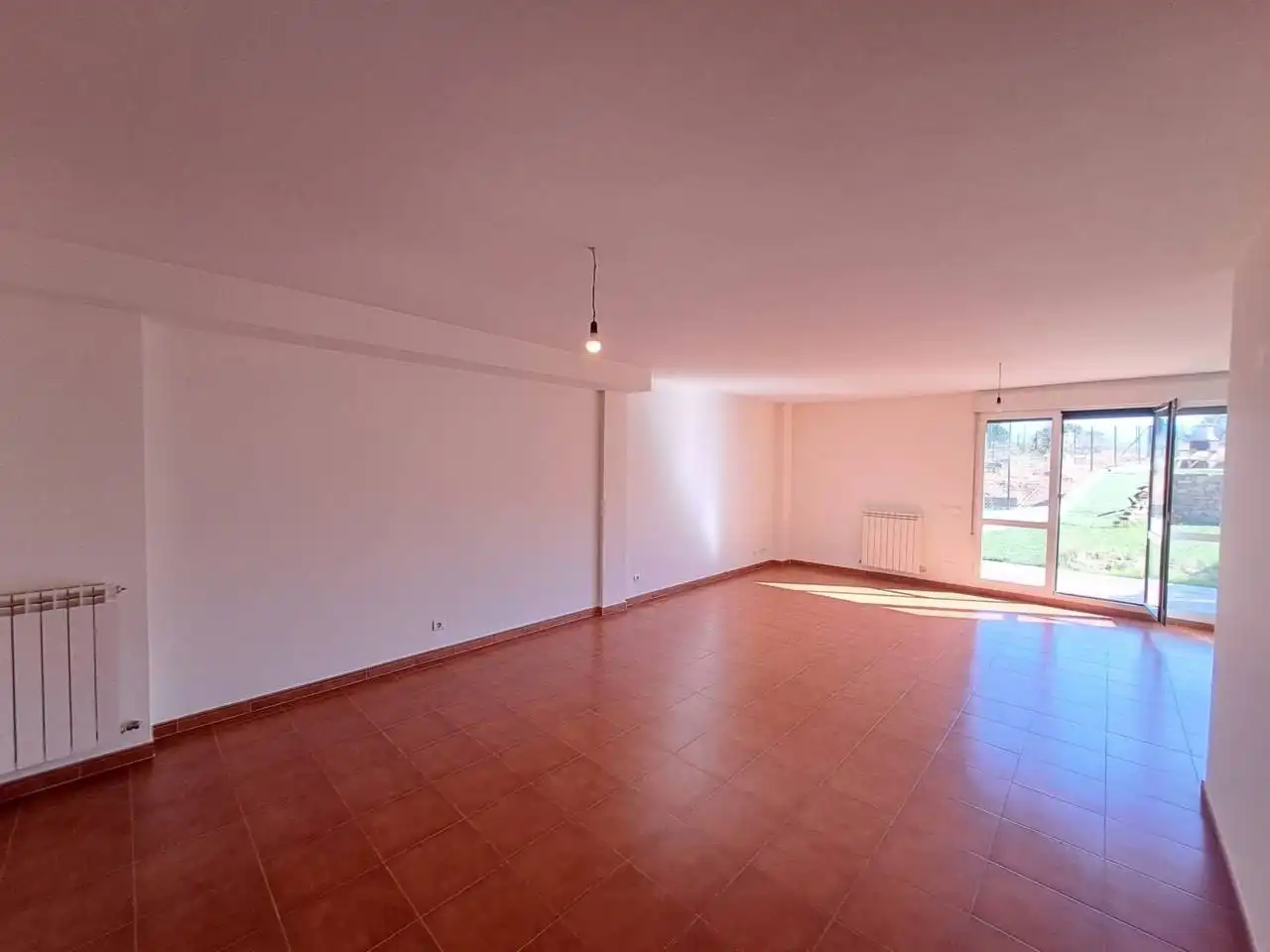 Living room of Houses for sale in Valdorros  with Heating, Private garden and Parquet flooring