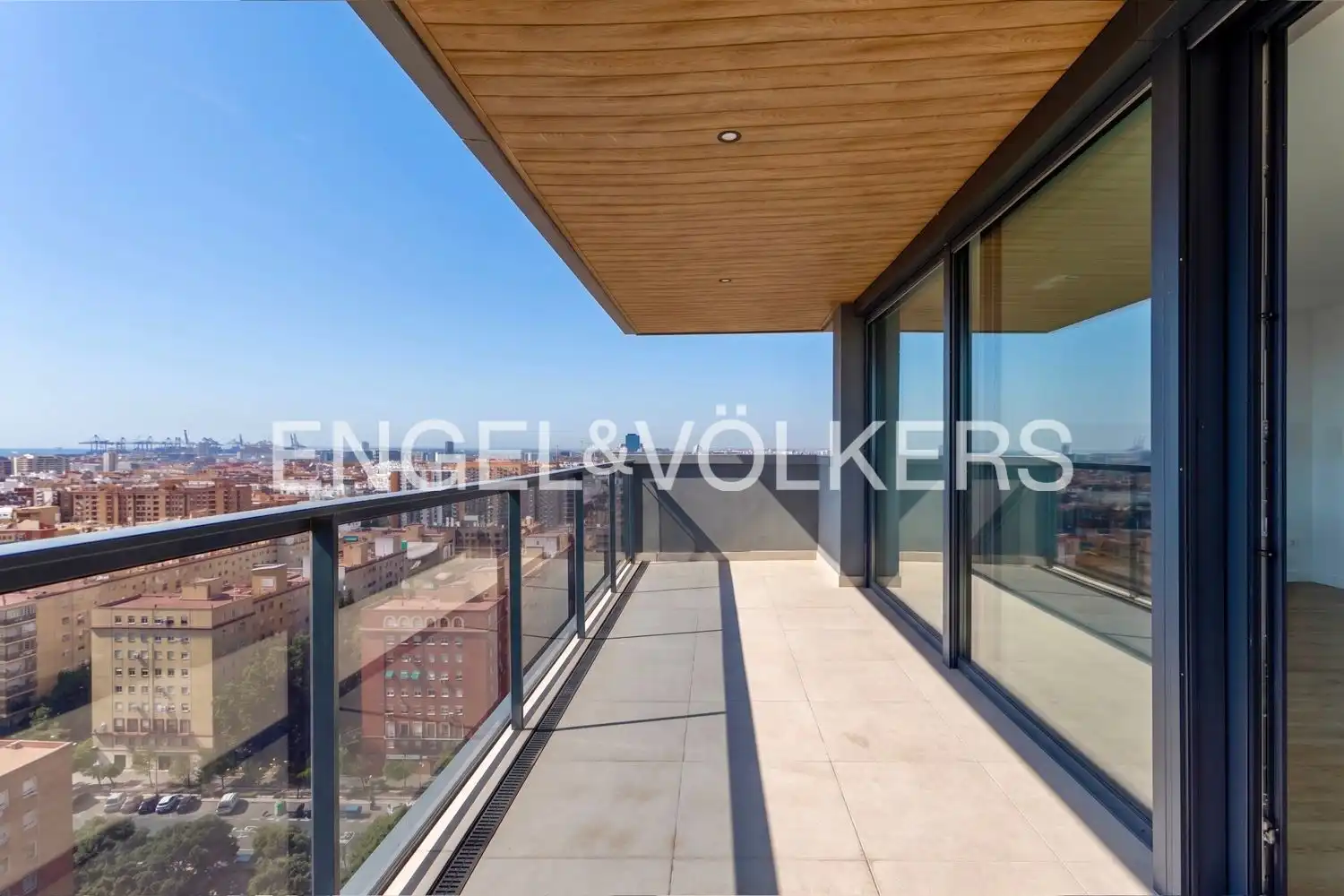 Terrace of Flat for rent in Valencia  with Air Conditioner, Heating and Terrace