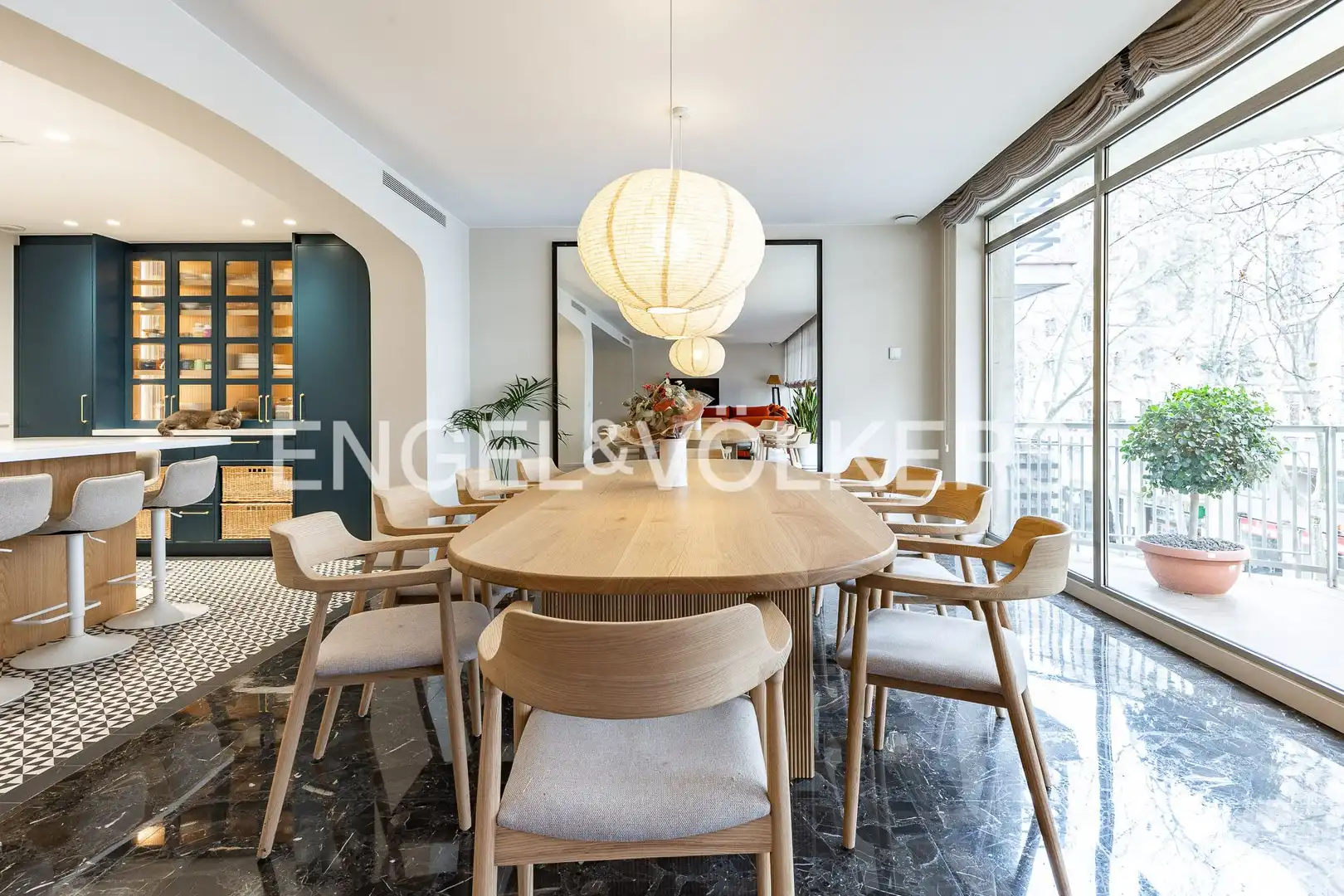 Dining room of Flat for sale in Barcelona  with Air Conditioner, Heating and Parquet flooring