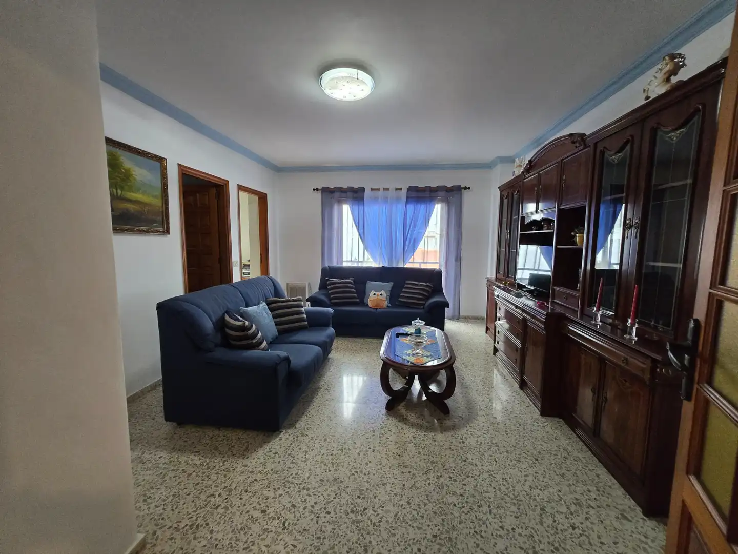 Sala d'estar de Casa adosada en venda en Los Realejos amb Terrassa, Moblat i Forn
