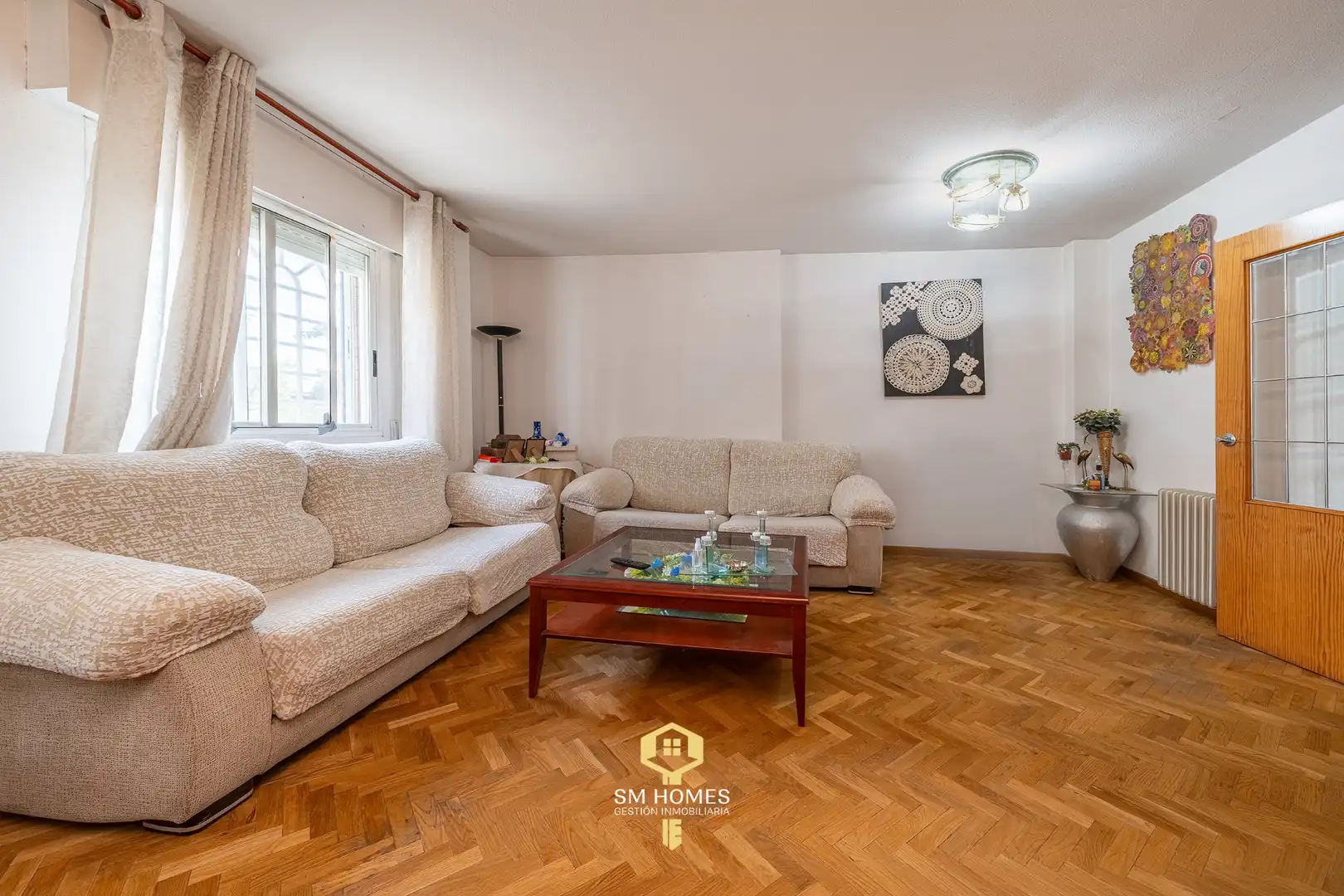 Living room of Detached homes for sale in Mejorada del Campo  with Air Conditioner, Heating and Private garden