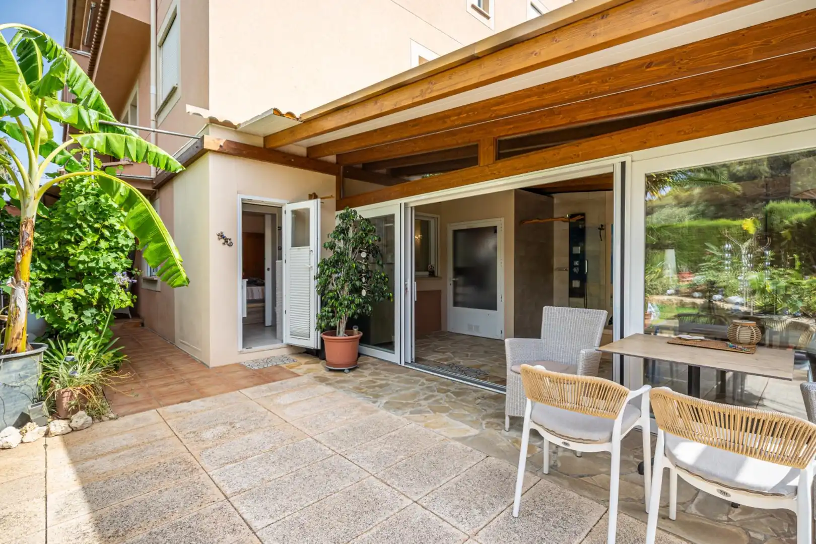 Terraza de Planta baja en venta en Sant Llorenç des Cardassar con Aire acondicionado, Calefacción y Jardín privado