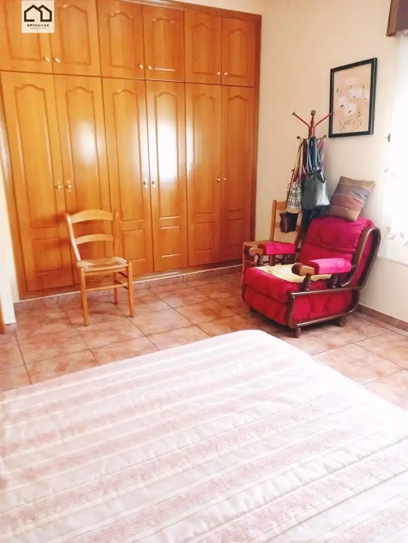 Bedroom of Houses for rent in La Font de la Figuera  with Air Conditioner, Terrace and Furnished