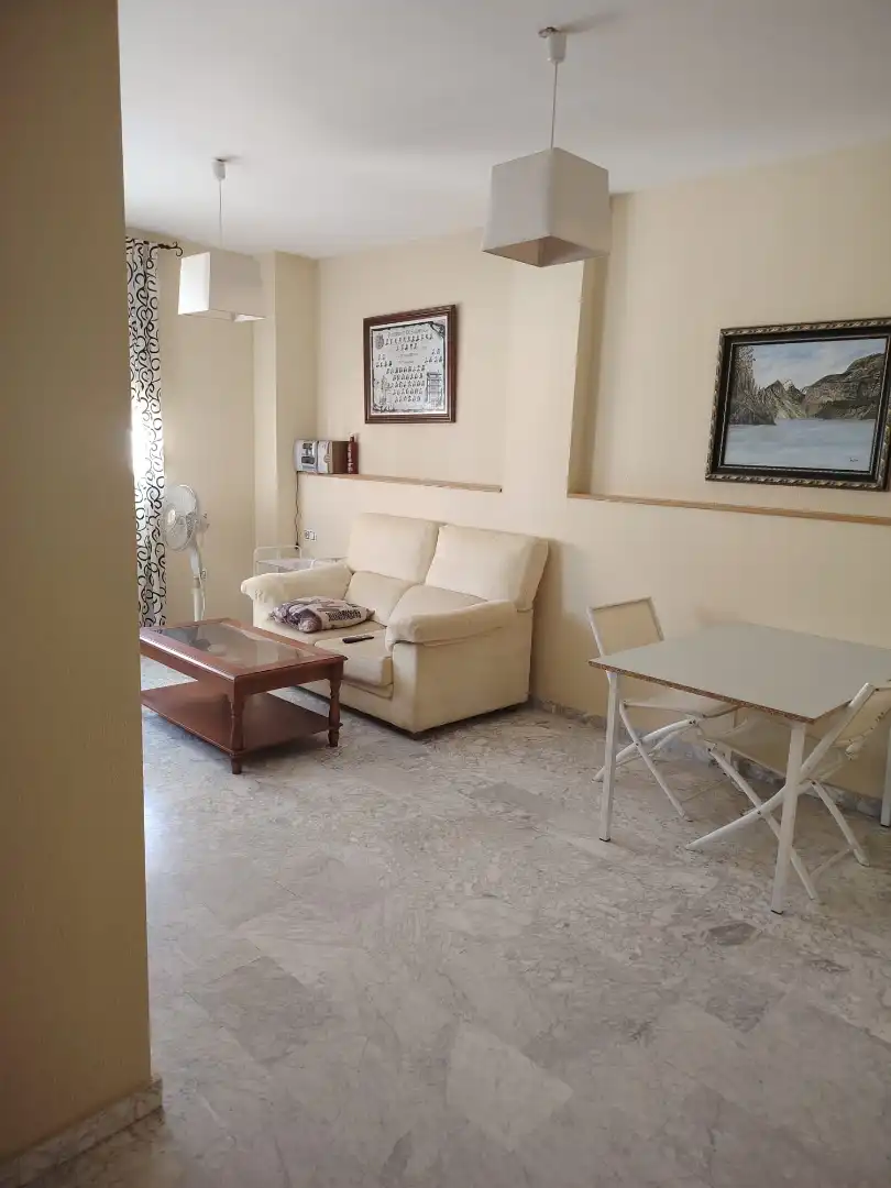 Living room of Apartments for share in Talavera la Real  with Air Conditioner, Terrace and Furnished