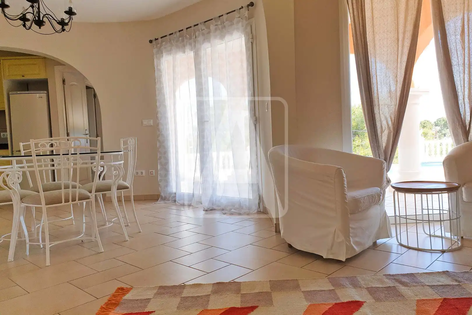 Sala d'estar de Casa o xalet en venda en Jávea / Xàbia amb Calefacció, Jardí privat i Terrassa