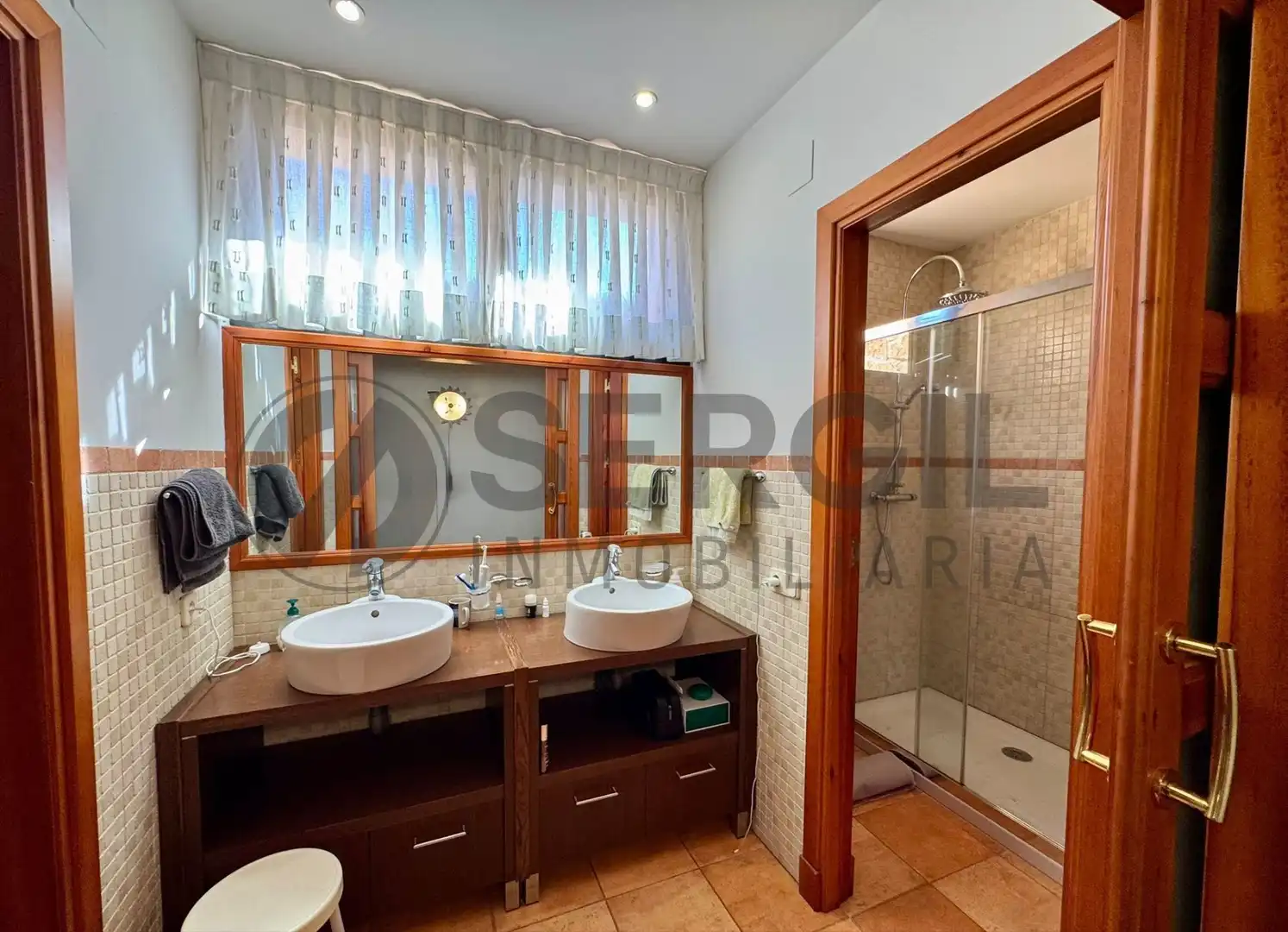 Bany de Casa o xalet en venda en Palazuelos de Eresma amb Calefacció, Jardí privat i Traster