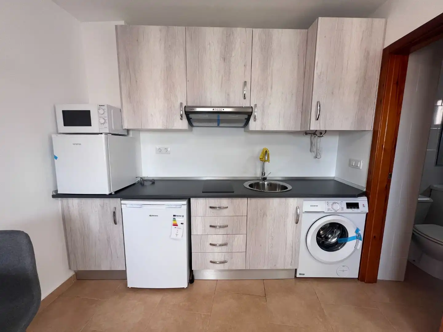 Küche von Wohnung zur Miete in La Unión mit Möbliert, Ofen und Waschmaschine