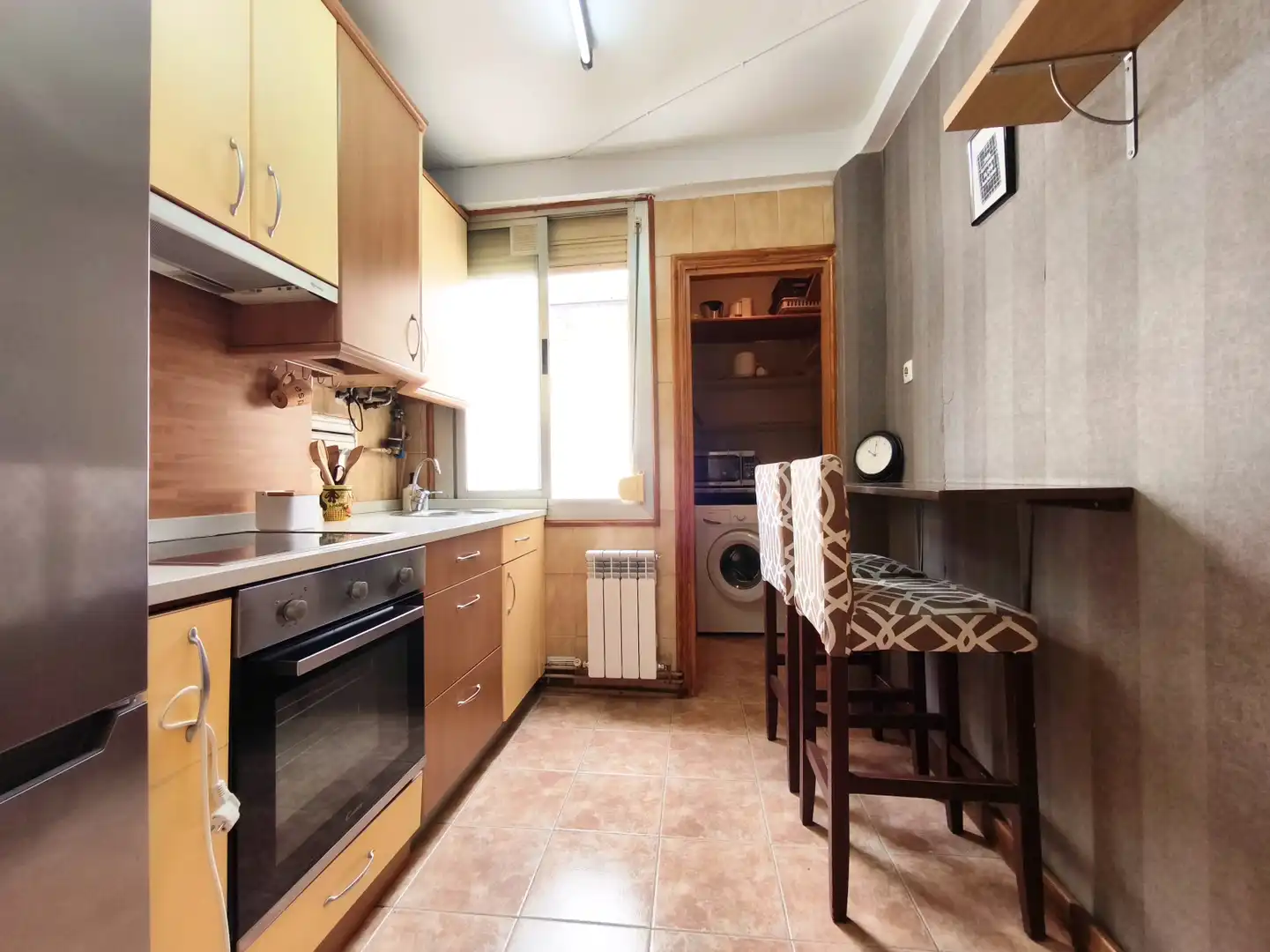 Küche von Wohnung zum Verkauf in  Logroño mit Heizung, Parkett und Möbliert