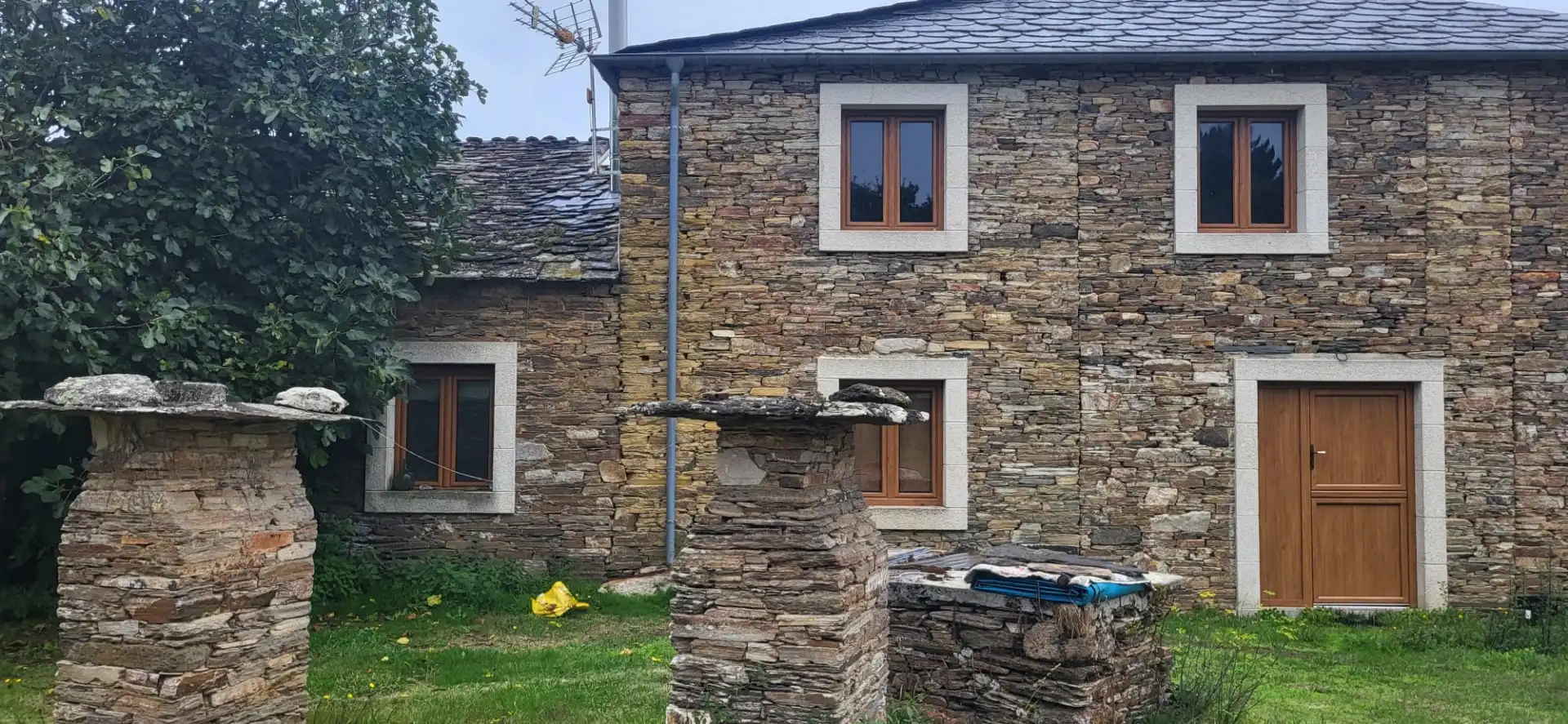 Vista exterior de Casa o chalet en venta en Vilalba con Calefacción, Trastero y Amueblado