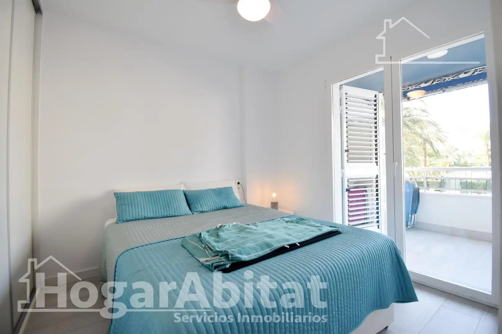 Bedroom of Flat for sale in Cullera  with Private garden, Terrace and Furnished