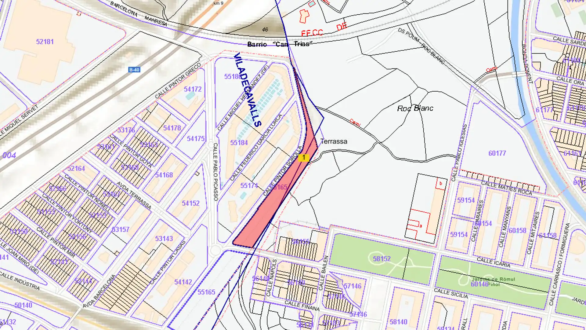 Vista exterior de Residencial en venta en Terrassa