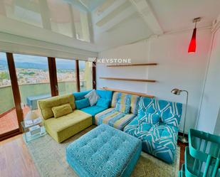 Living room of Attic to rent in  Palma de Mallorca  with Air Conditioner, Terrace and Storage room