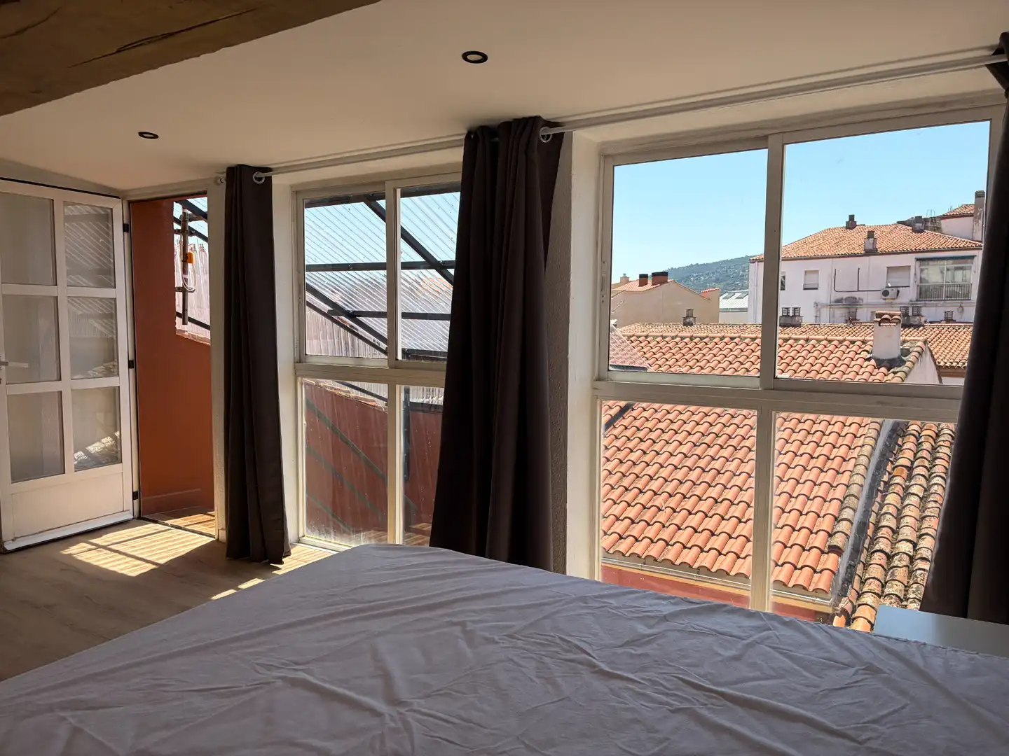 Bedroom of Attic for rent in Plasencia  with Air Conditioner, Furnished and Washing machine