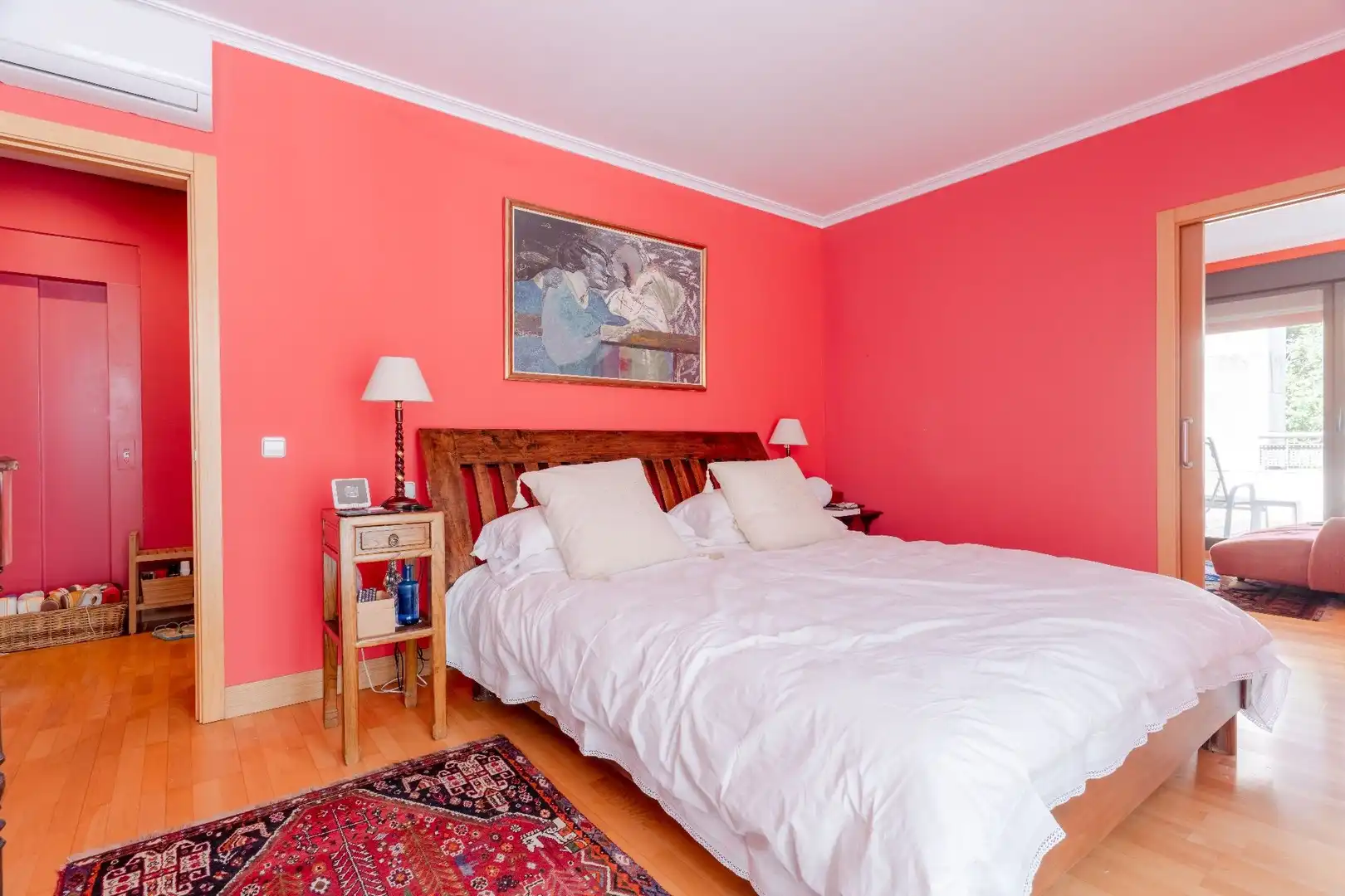 Bedroom of Houses for sale in Madrid  with Air Conditioner, Heating and Private garden
