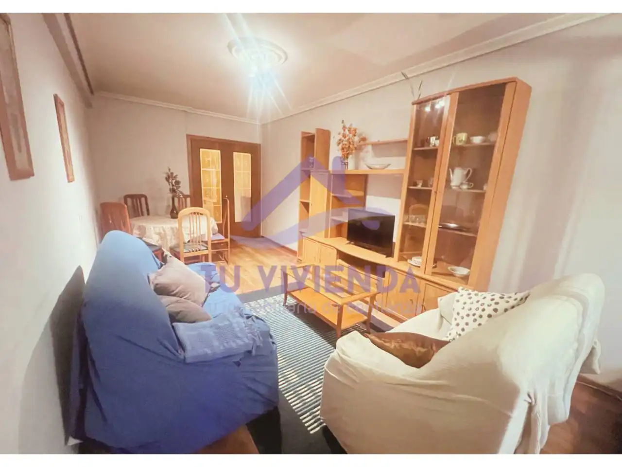Sala de estar de Piso de alquiler en Valladolid con Calefacción y Amueblado