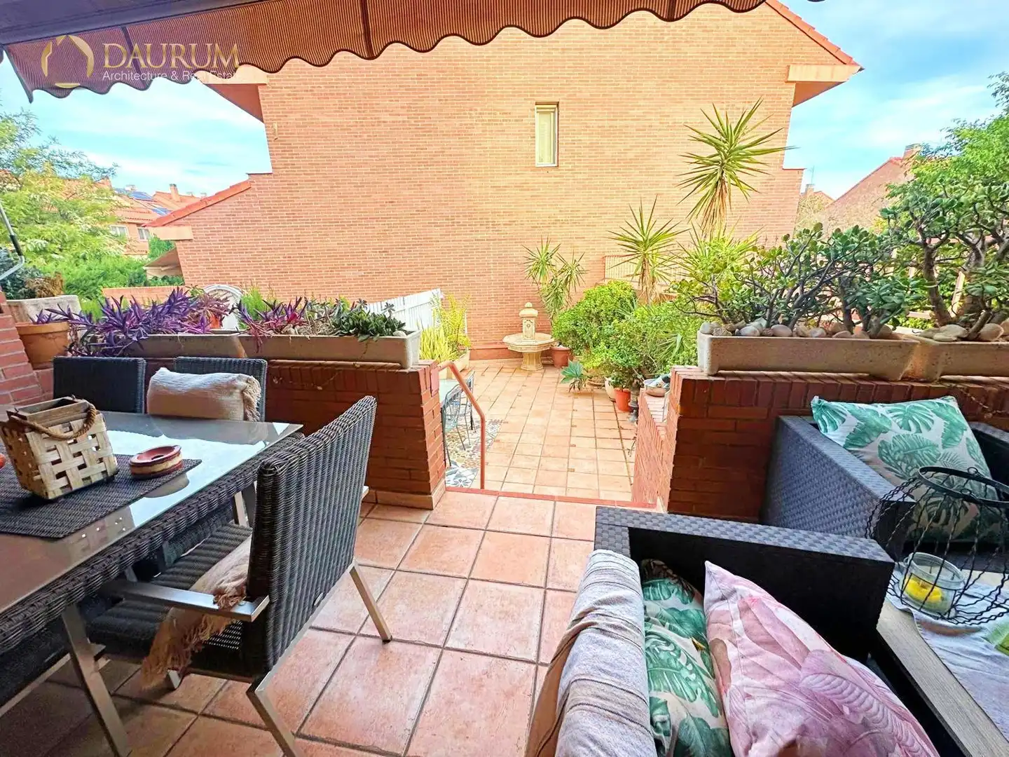 Terrassa de Casa adosada en venda en Alicante / Alacant amb Aire condicionat, Calefacció i Jardí privat