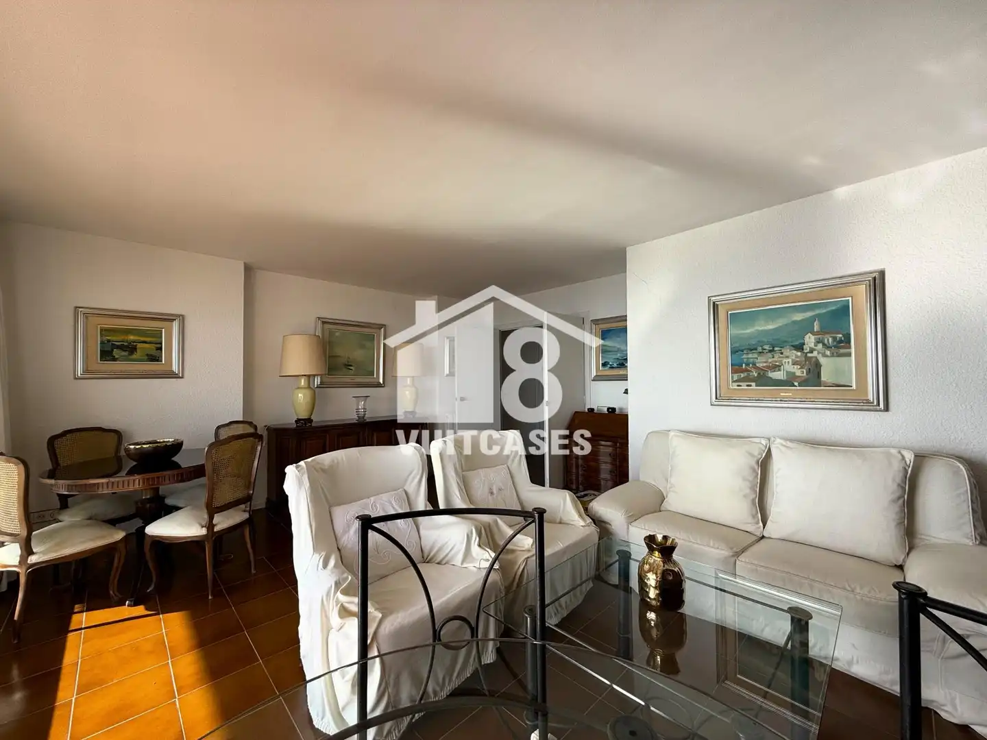 Living room of Flat for sale in Sant Vicenç de Montalt  with Heating, Private garden and Terrace