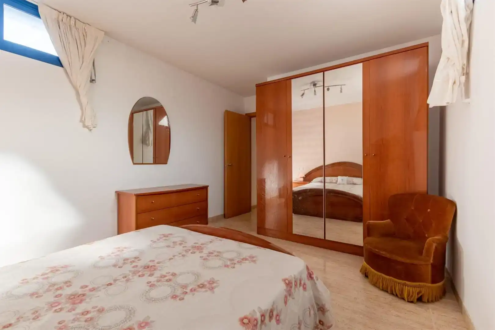Bedroom of Flat for sale in L'Ampolla  with Air Conditioner, Private garden and Swimming Pool