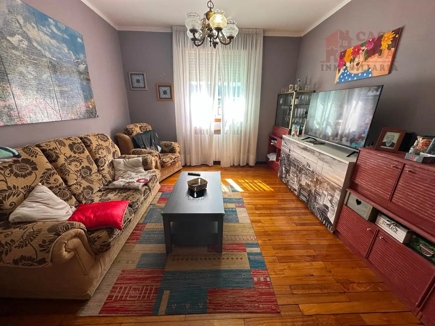 Living room of Detached homes for sale in Cangas   with Heating and Furnished