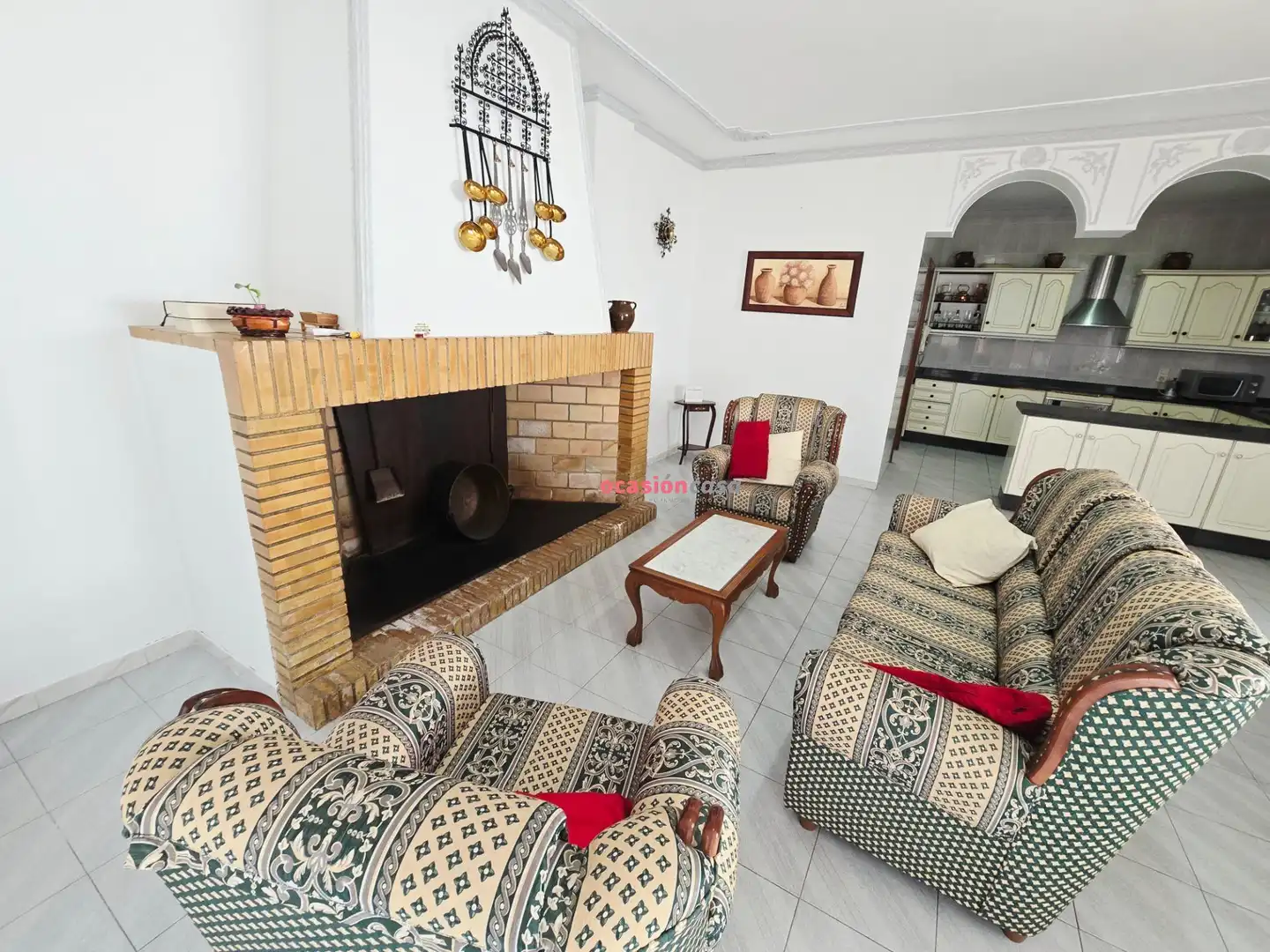 Sala d'estar de Casa o xalet de lloguer en Añora amb Aire condicionat i Traster