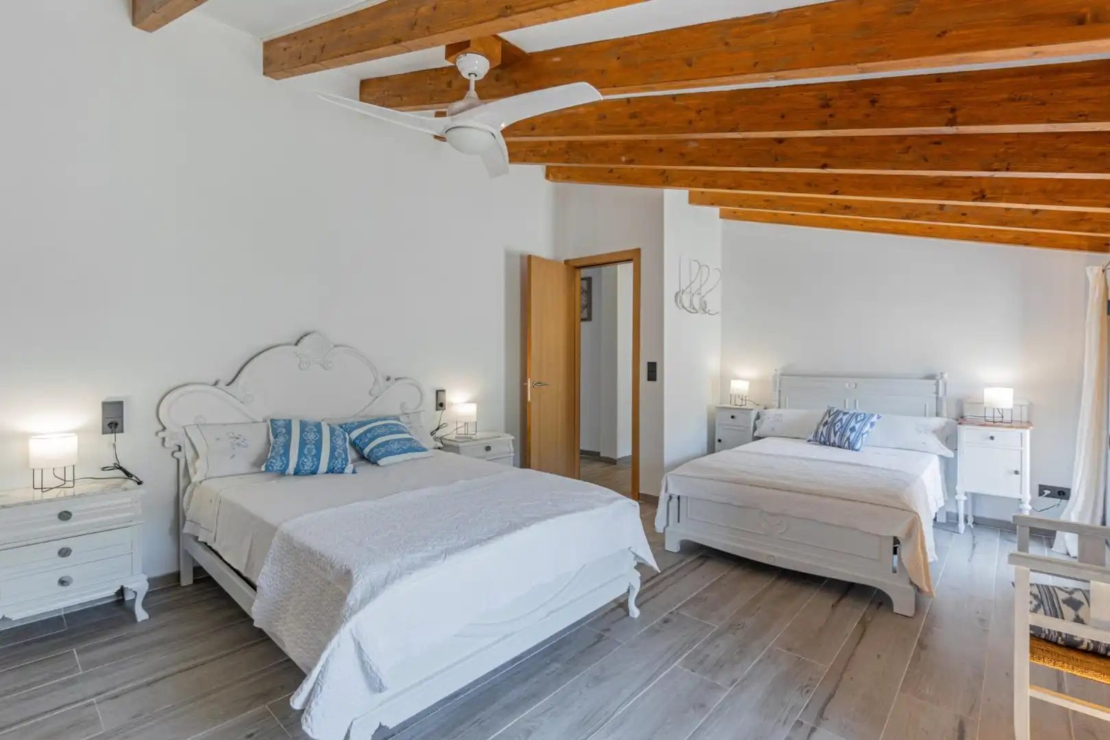 Schlafzimmer von Country house zur Miete in Manacor mit Klimaanlage, Heizung und Privatgarten