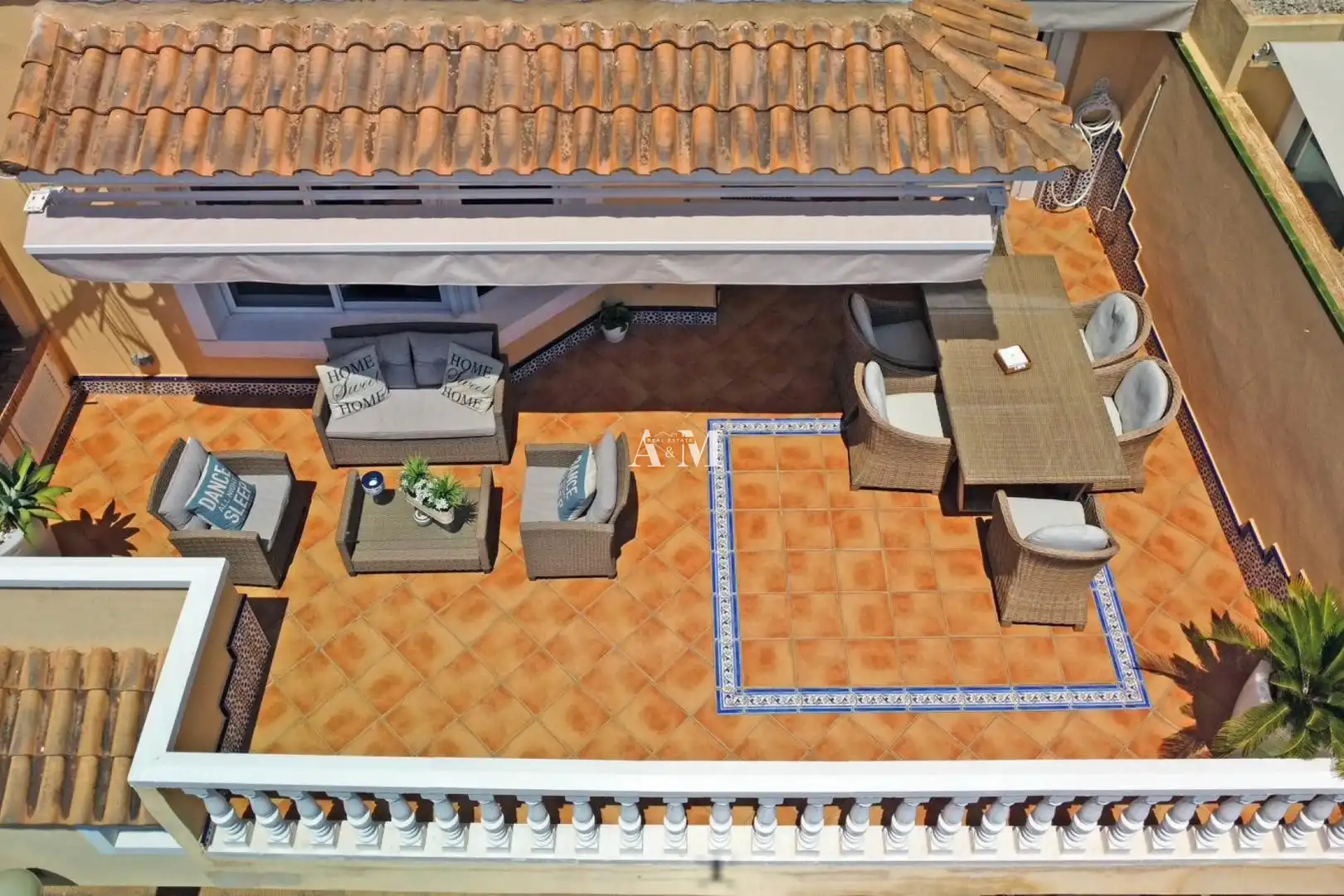 Terrace of Detached homes for rent in La Manga del Mar Menor  with Air Conditioner, Heating and Terrace