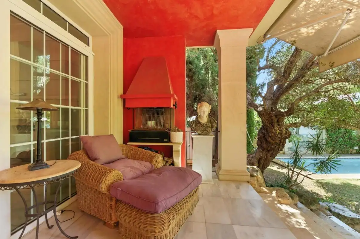 Terrassa de Casa o xalet en venda en Marbella amb Calefacció, Jardí privat i Terrassa