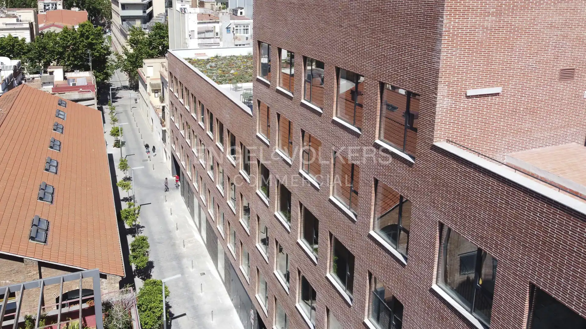 Vista exterior de Oficina de lloguer en Barcelona amb Aire condicionat, Terrassa i Moblat