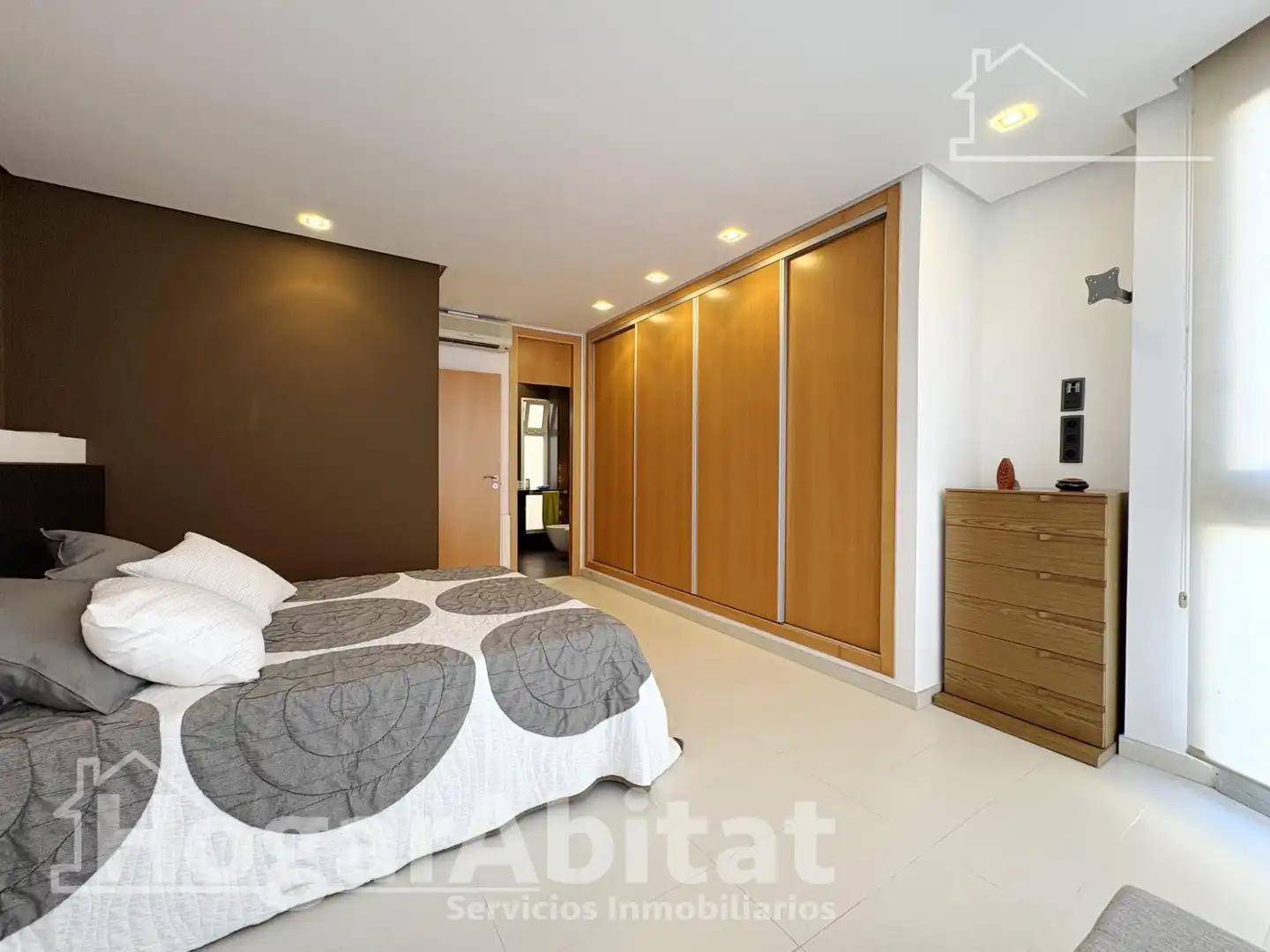 Schlafzimmer von Haus oder Chalet zum Verkauf in Cullera mit Klimaanlage, Terrasse und Abstellraum