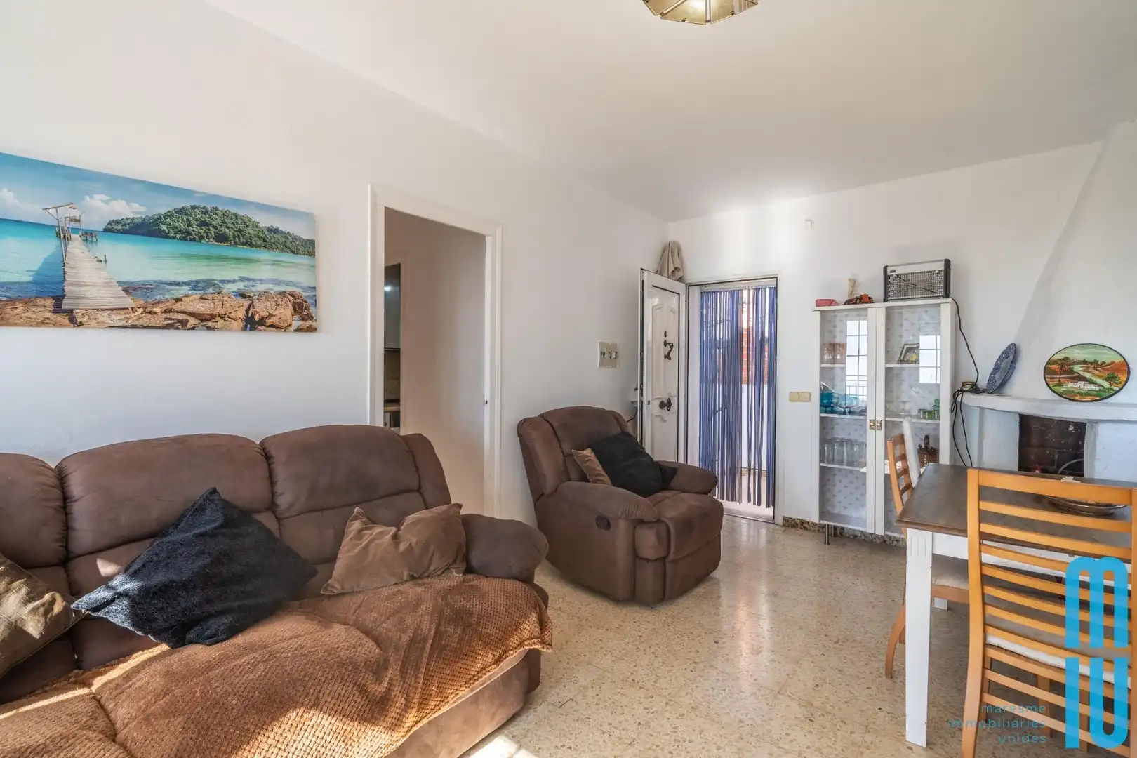 Sala de estar de Casa o chalet en venta en Pineda de Mar con Calefacción, Jardín privado y Terraza